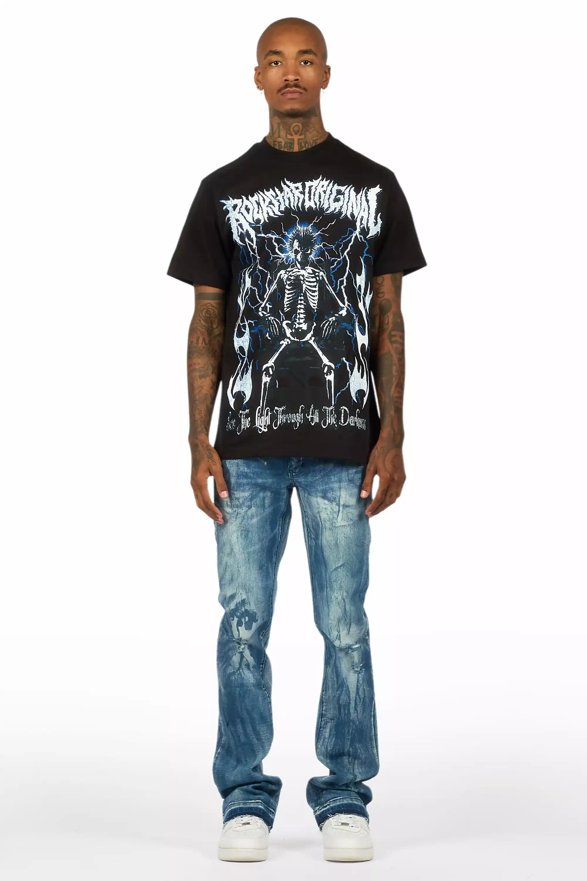 10094-inkspill-blue-oil-wash-stacked-flare-jean-3.webp Inkspill Blue Oil Wash Stacked Flare Jean