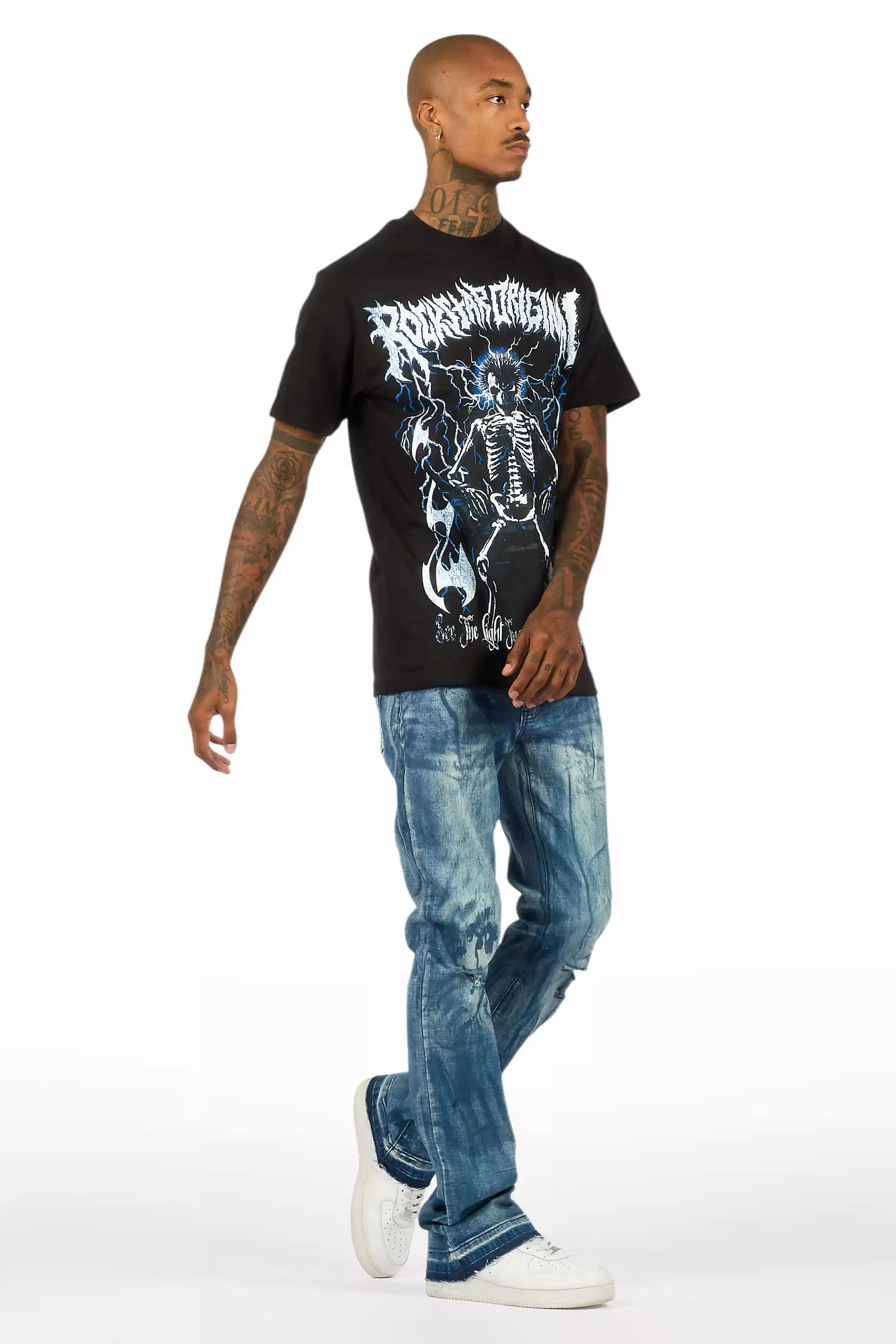 10094-inkspill-blue-oil-wash-stacked-flare-jean-5.webp Inkspill Blue Oil Wash Stacked Flare Jean