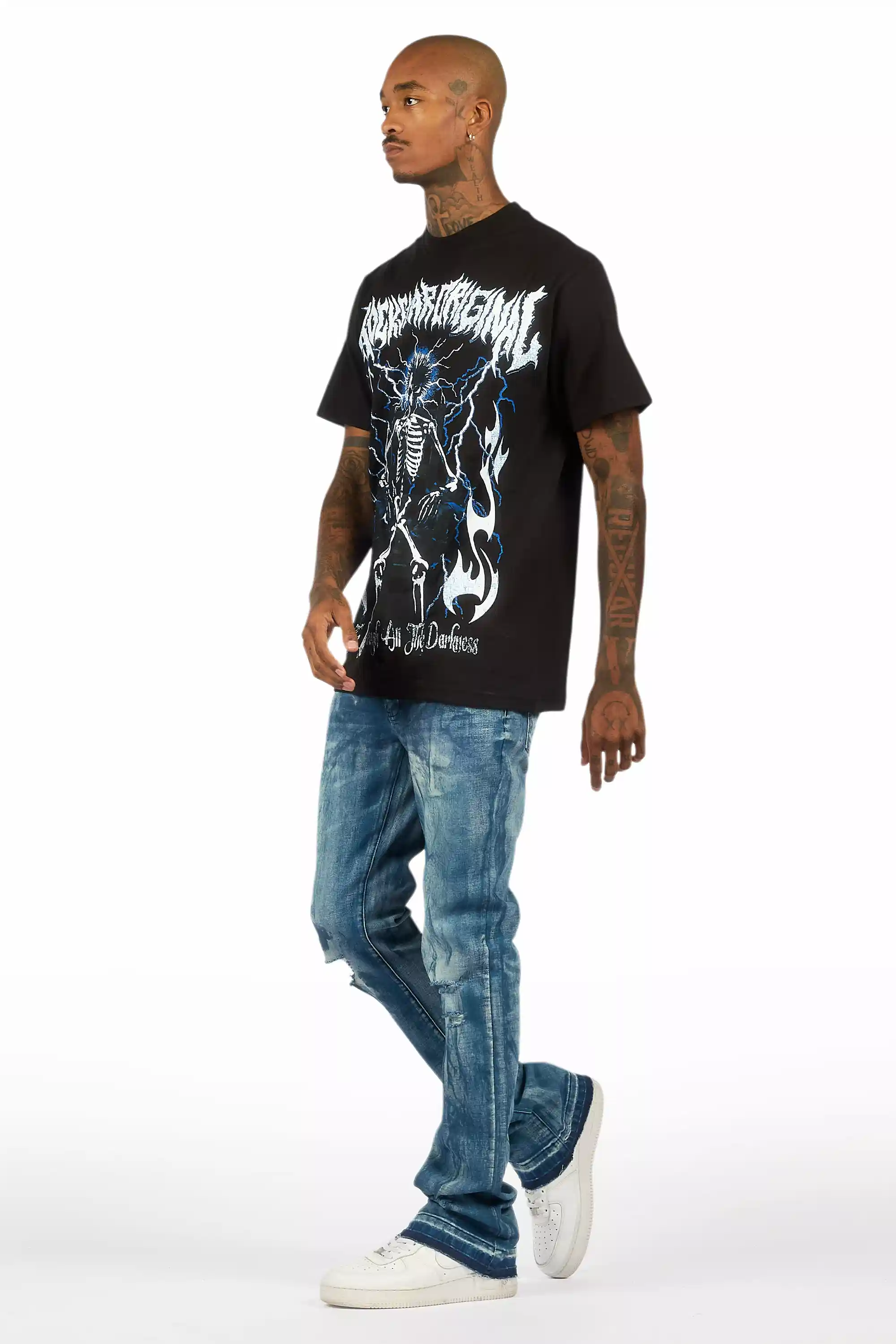 10094-inkspill-blue-oil-wash-stacked-flare-jean-6.webp Inkspill Blue Oil Wash Stacked Flare Jean
