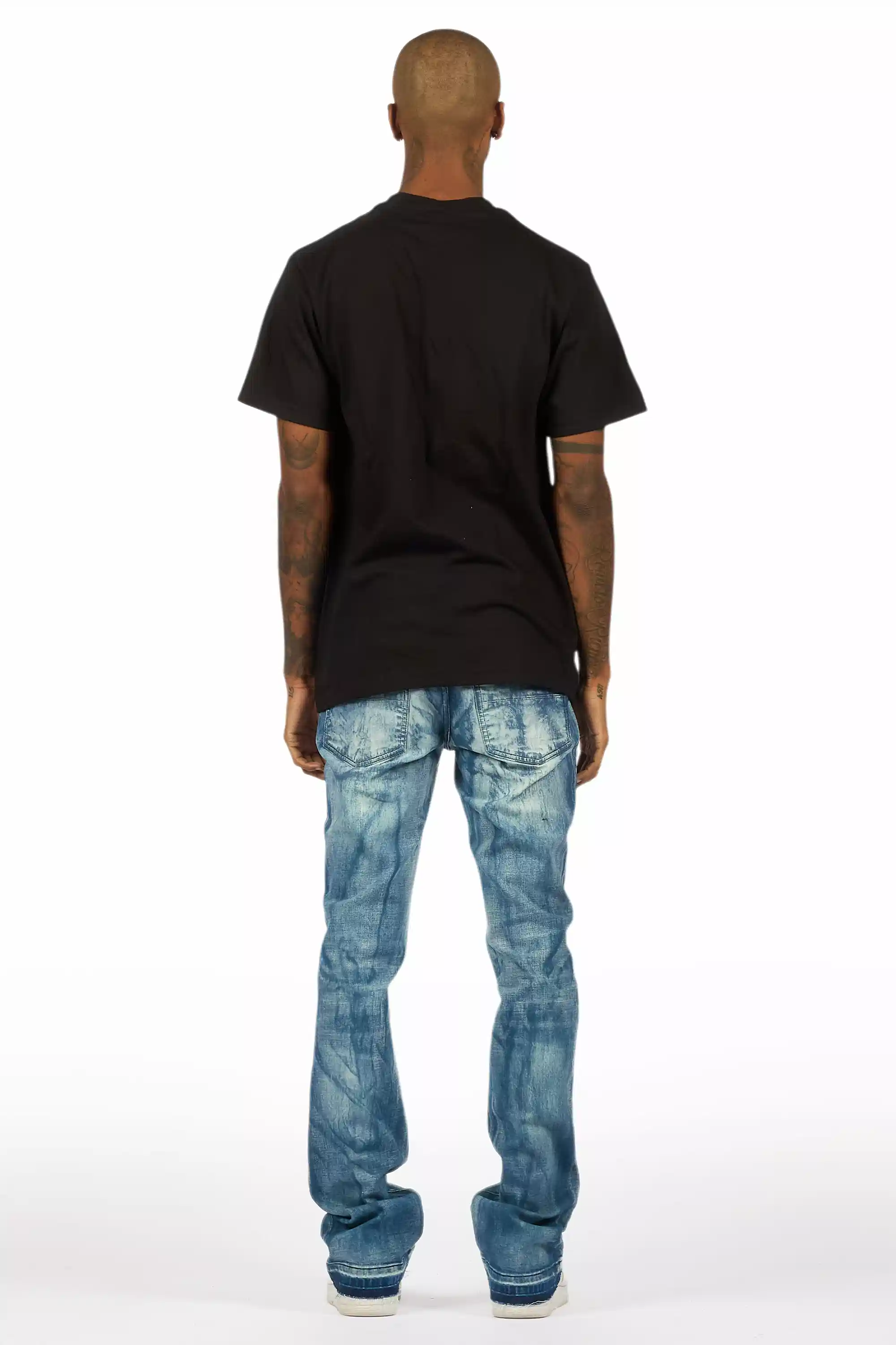 10094-inkspill-blue-oil-wash-stacked-flare-jean-8.webp Inkspill Blue Oil Wash Stacked Flare Jean