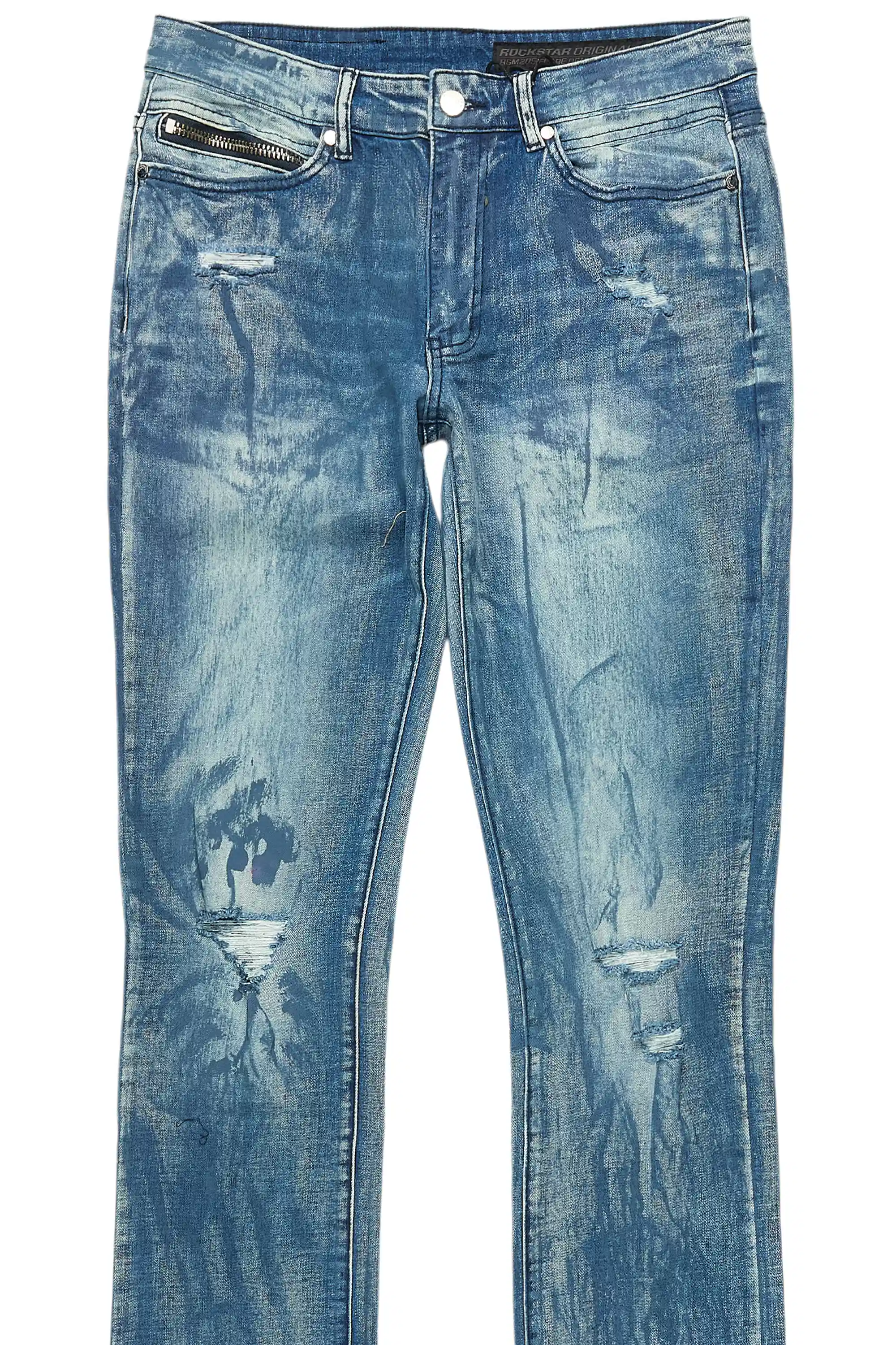 10094-inkspill-blue-oil-wash-stacked-flare-jean-9.webp Inkspill Blue Oil Wash Stacked Flare Jean