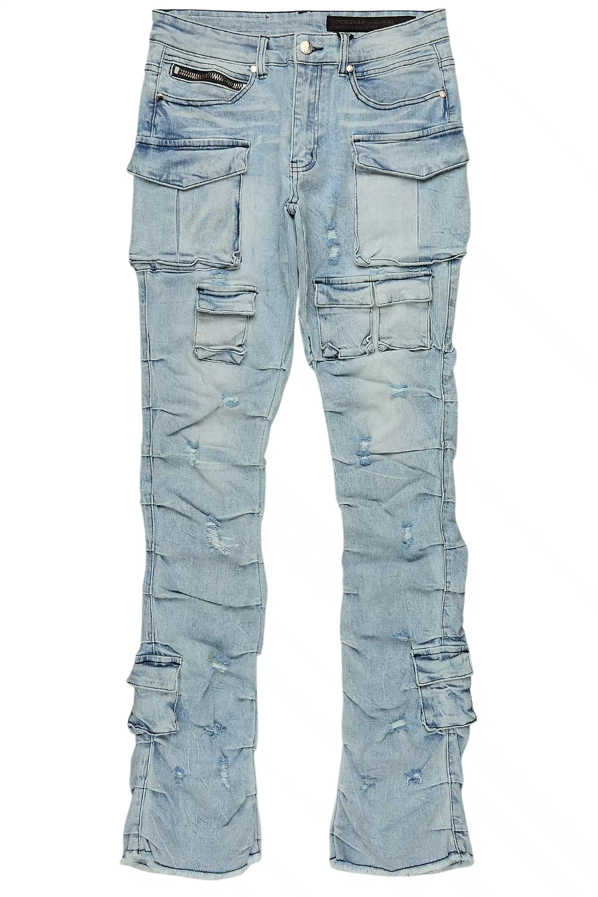 10105-gentry-light-blue-wash-stacked-flare-jean-3.webp Gentry Light Blue Wash Stacked Flare Jean