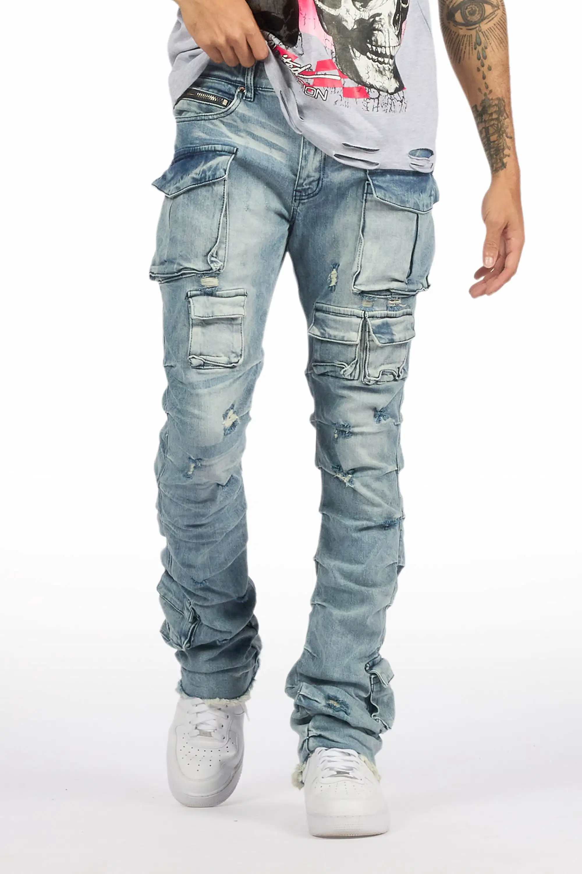10105-gentry-light-blue-wash-stacked-flare-jean-6.webp Gentry Light Blue Wash Stacked Flare Jean