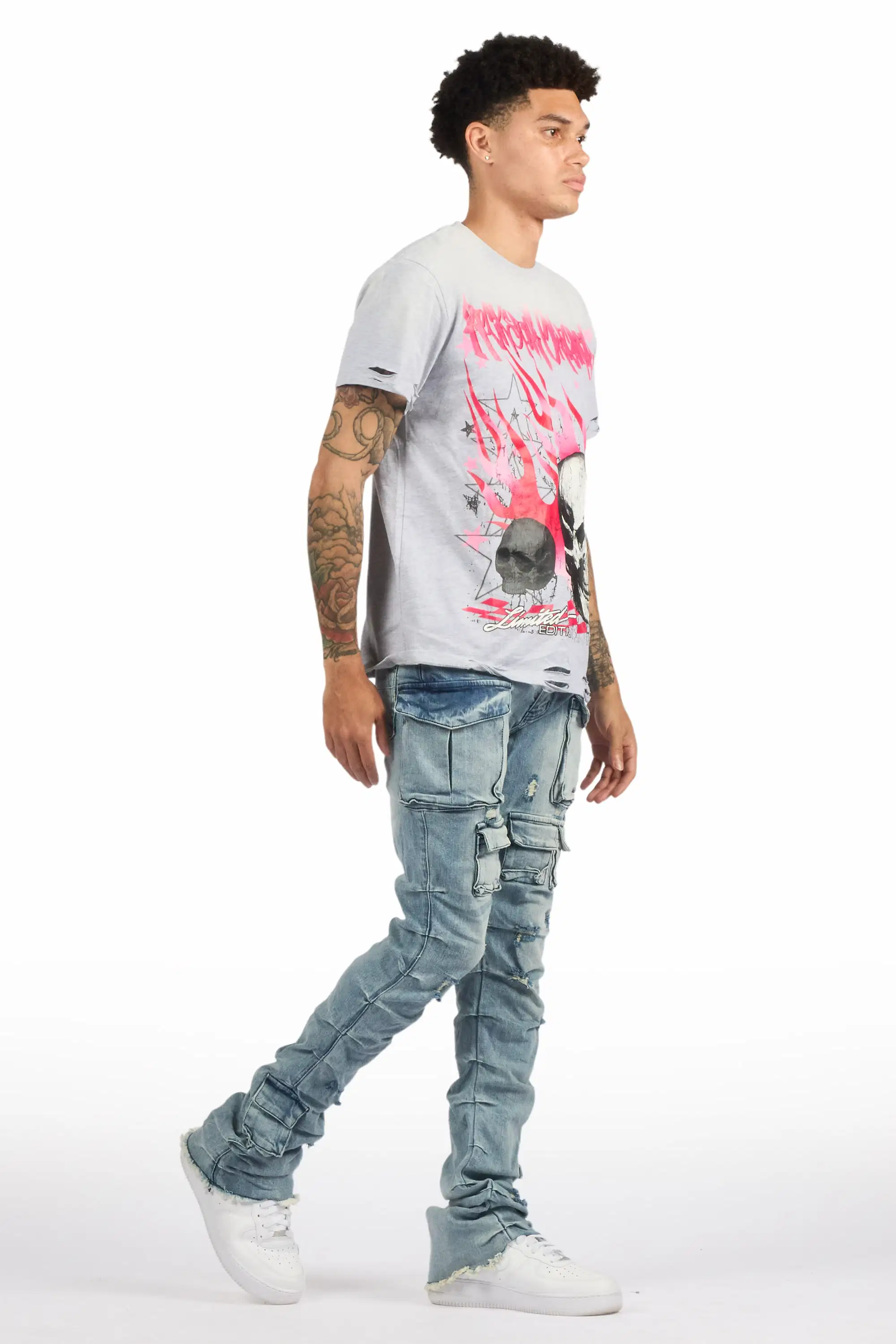 10105-gentry-light-blue-wash-stacked-flare-jean-8.webp Gentry Light Blue Wash Stacked Flare Jean