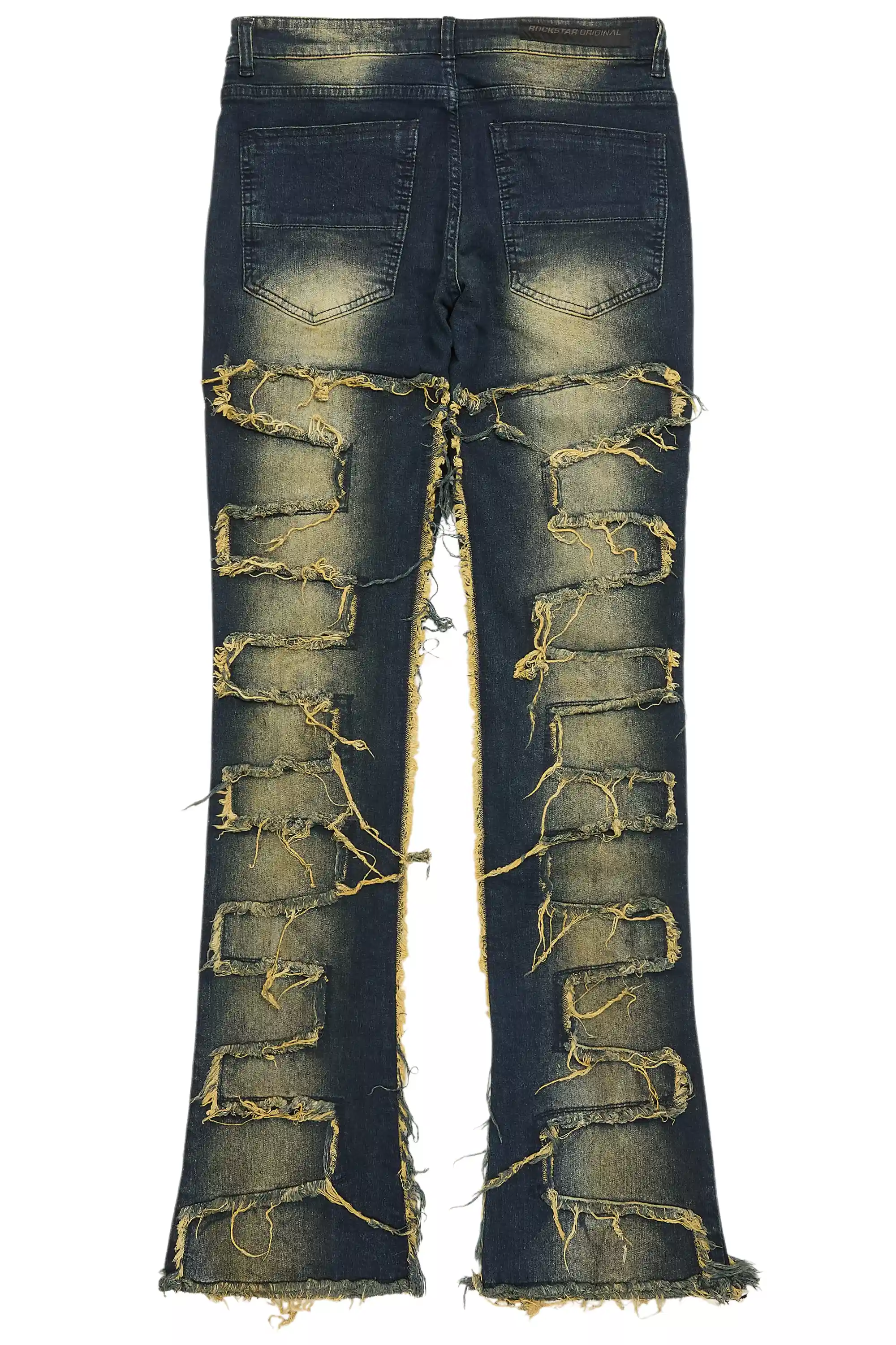 10125-shake-dark-blue-stacked-flare-jean-10.webp Shake Dark Blue Stacked Flare Jean