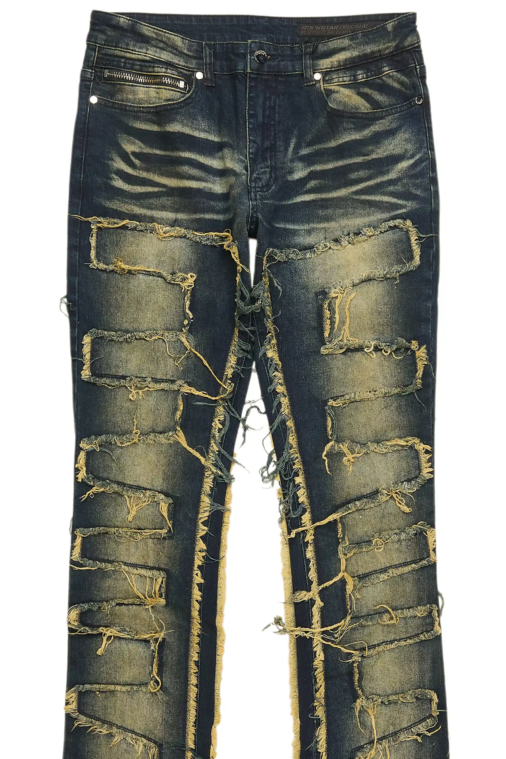 10125-shake-dark-blue-stacked-flare-jean-9.webp Shake Dark Blue Stacked Flare Jean