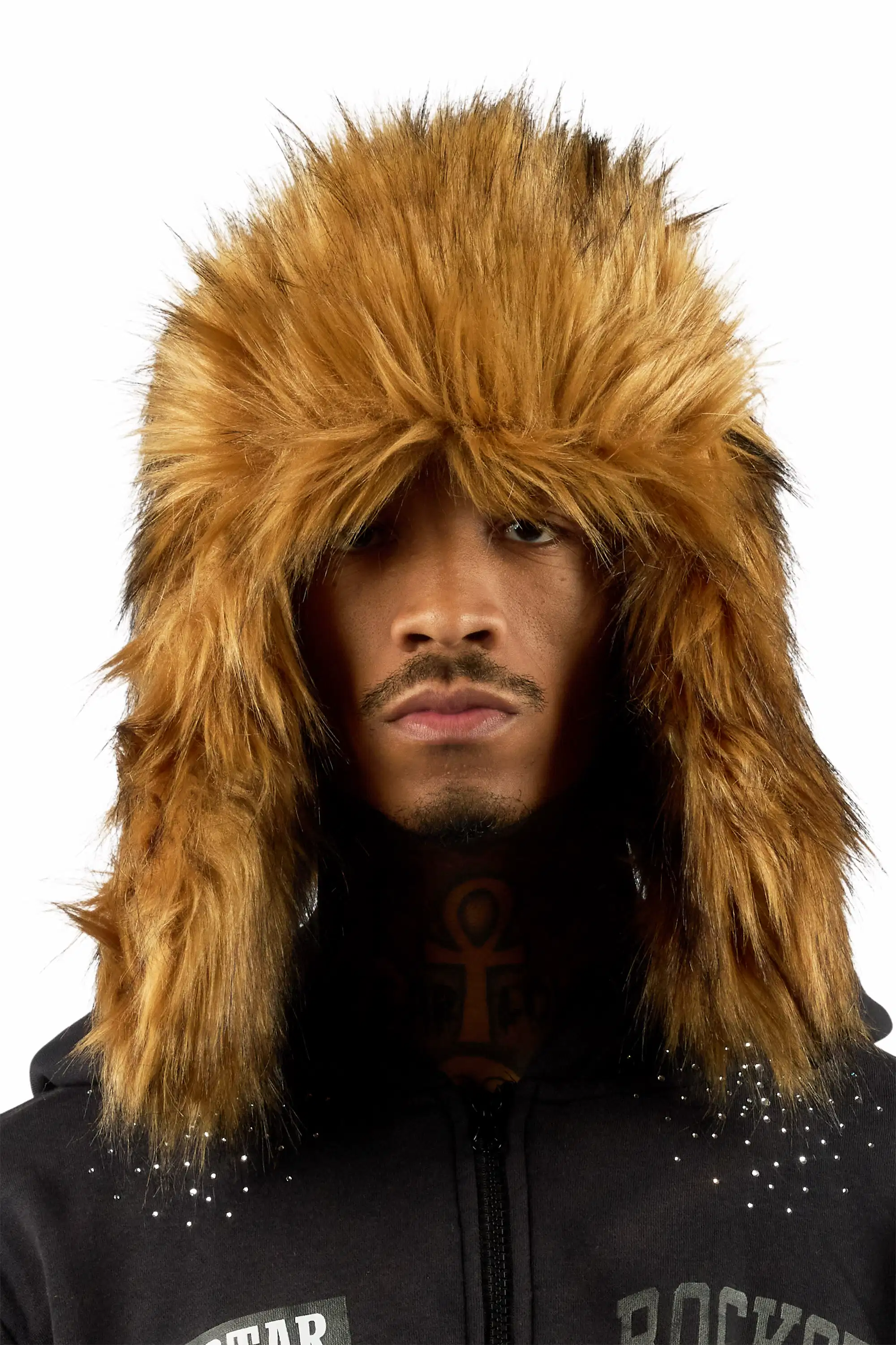 Trapper Hat Brown Faux Fur