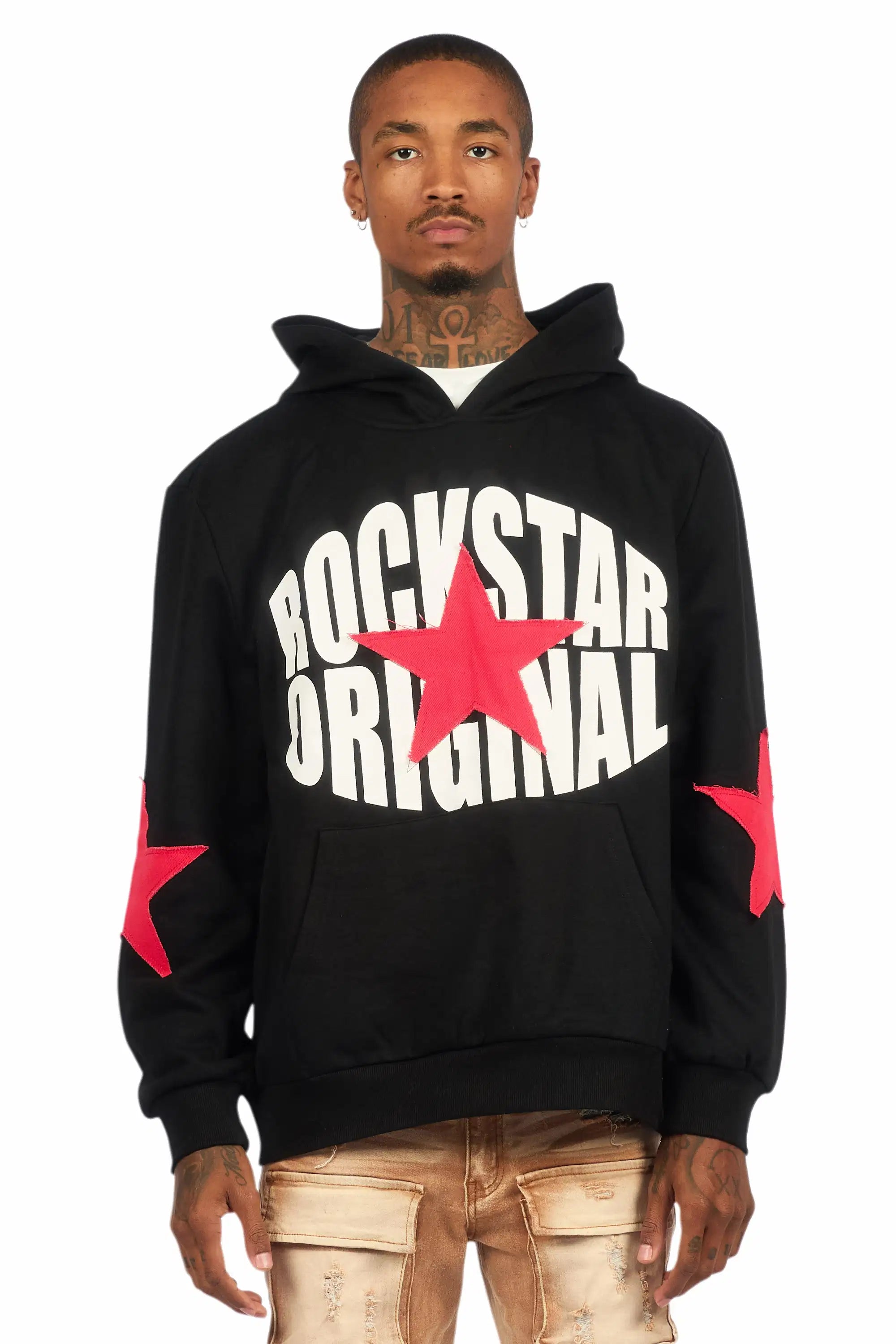 States 2.0 Black Graphic Hoodie