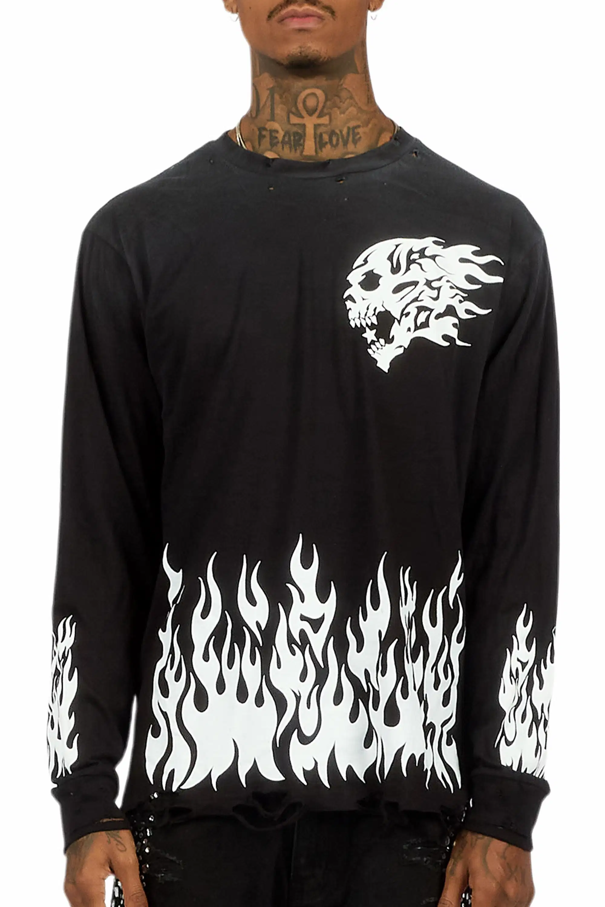 10492-bubble-black-white-long-sleeve-graphic-t-shirt-6.webp Bubble Black/White Long Sleeve Graphic T-Shirt