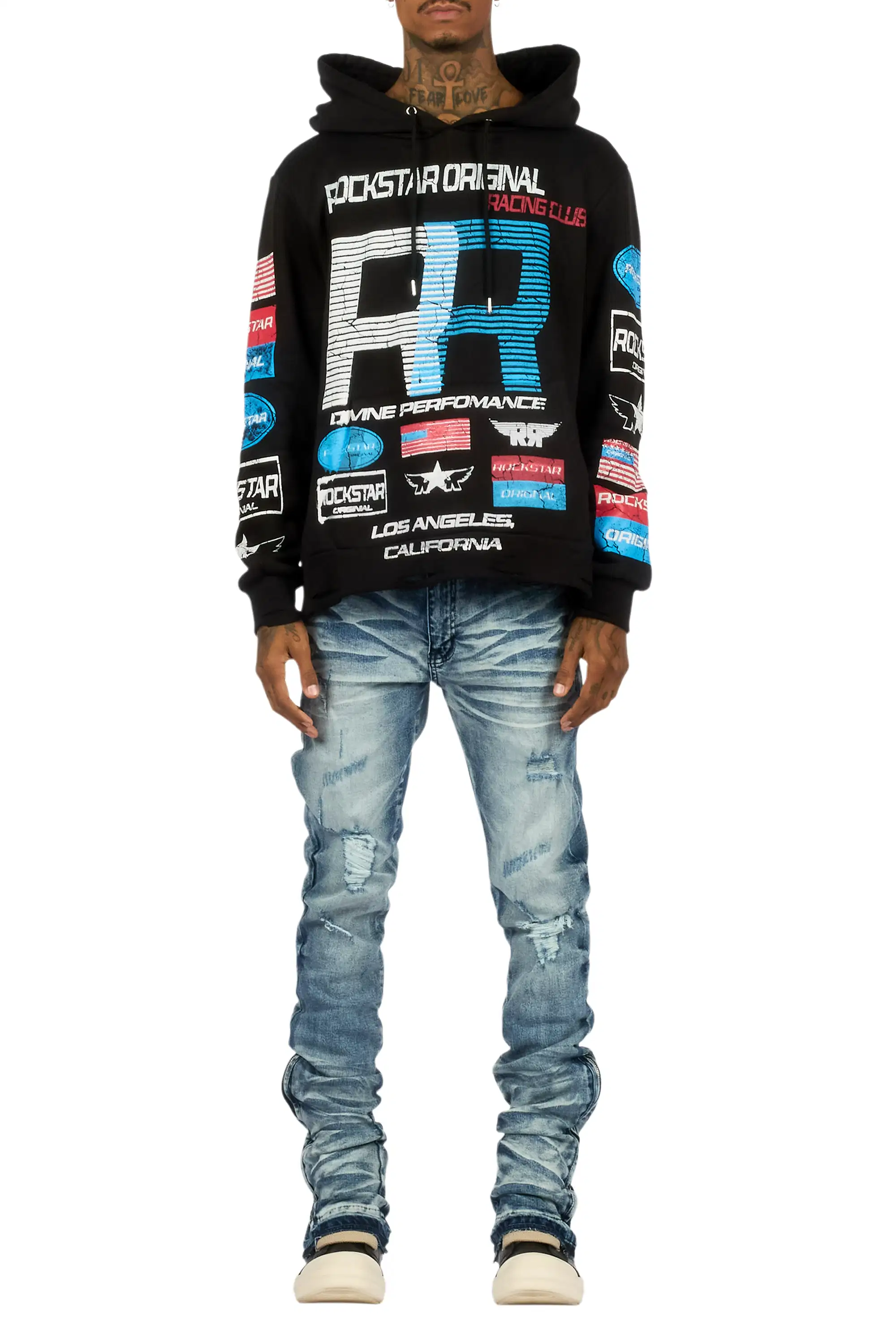 10894-jaymes-dark-blue-stacked-flare-jean-11.webp Jaymes Dark Blue Stacked Flare Jean