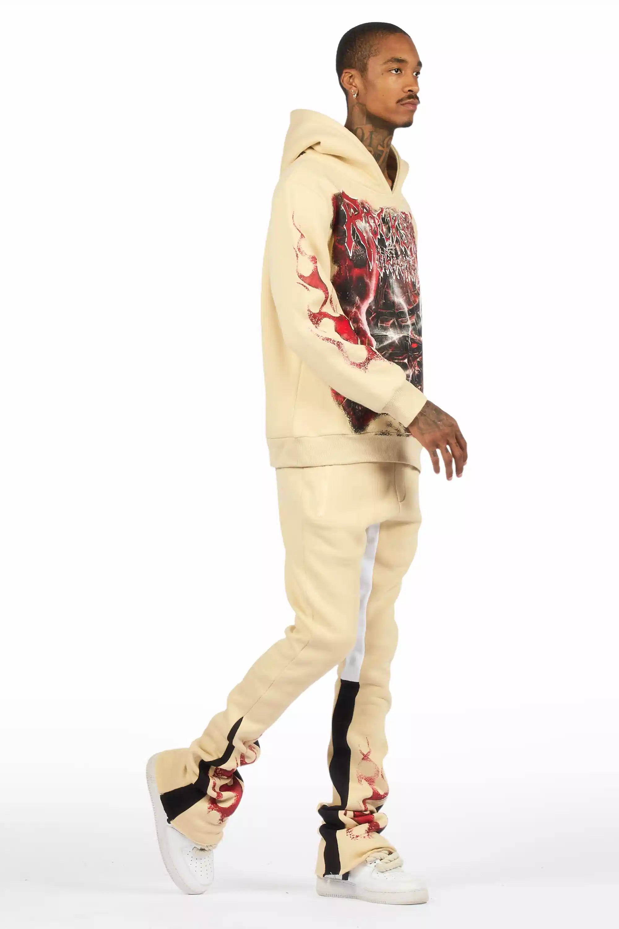 10971-torrez-beige-red-hoodie-stacked-track-set-3.jpg Torrez Beige/Red Hoodie/Stacked Track Set