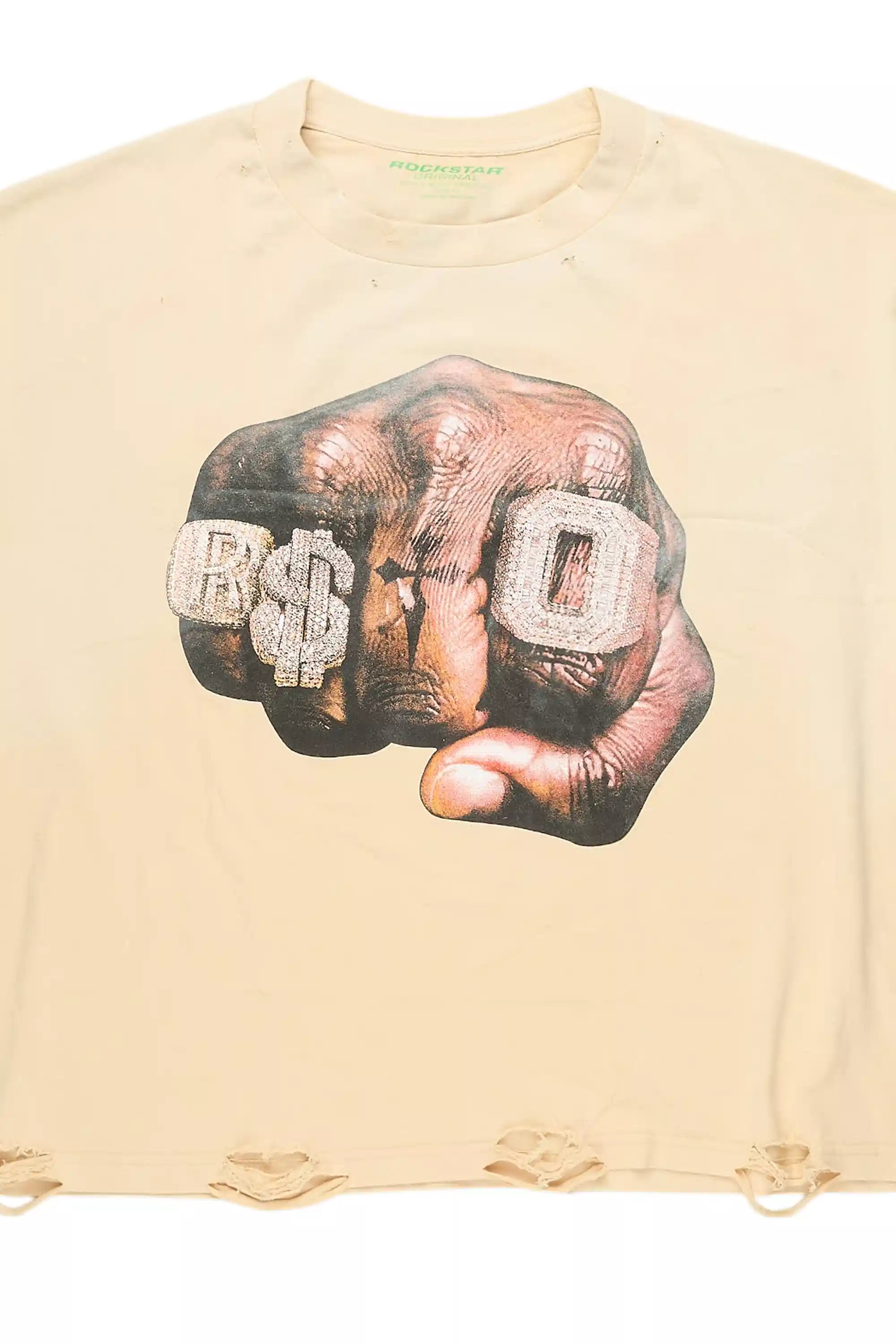 11009-janus-beige-boxy-crop-t-shirt-5.jpg Janus Beige Boxy Crop T-Shirt
