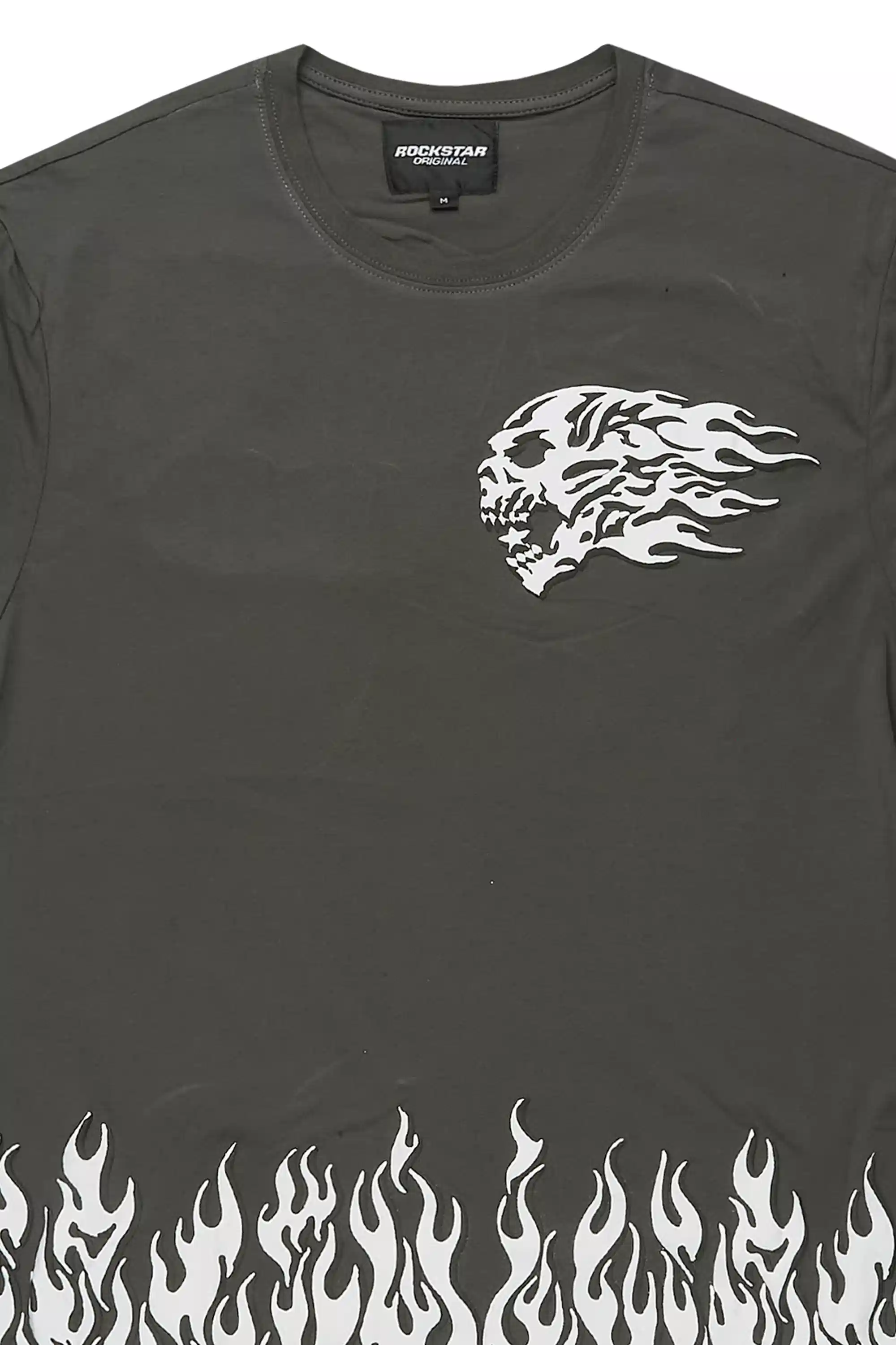Bubble Charcoal/White Graphic T-Shirt