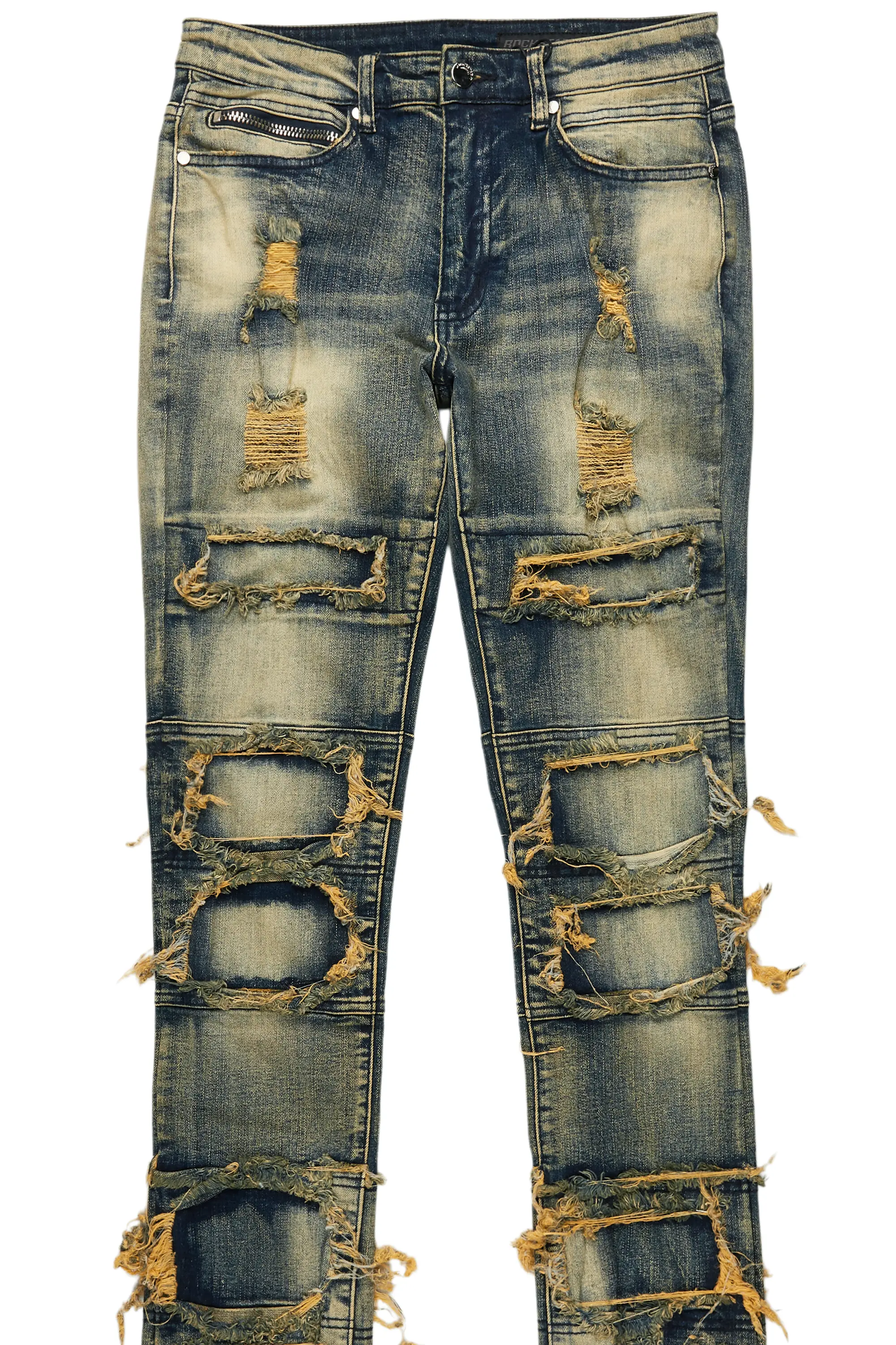 11393-vasco-tint-dark-wash-blue-stacked-flare-jean-7.webp Vasco Tint Dark Wash Blue Stacked Flare Jean