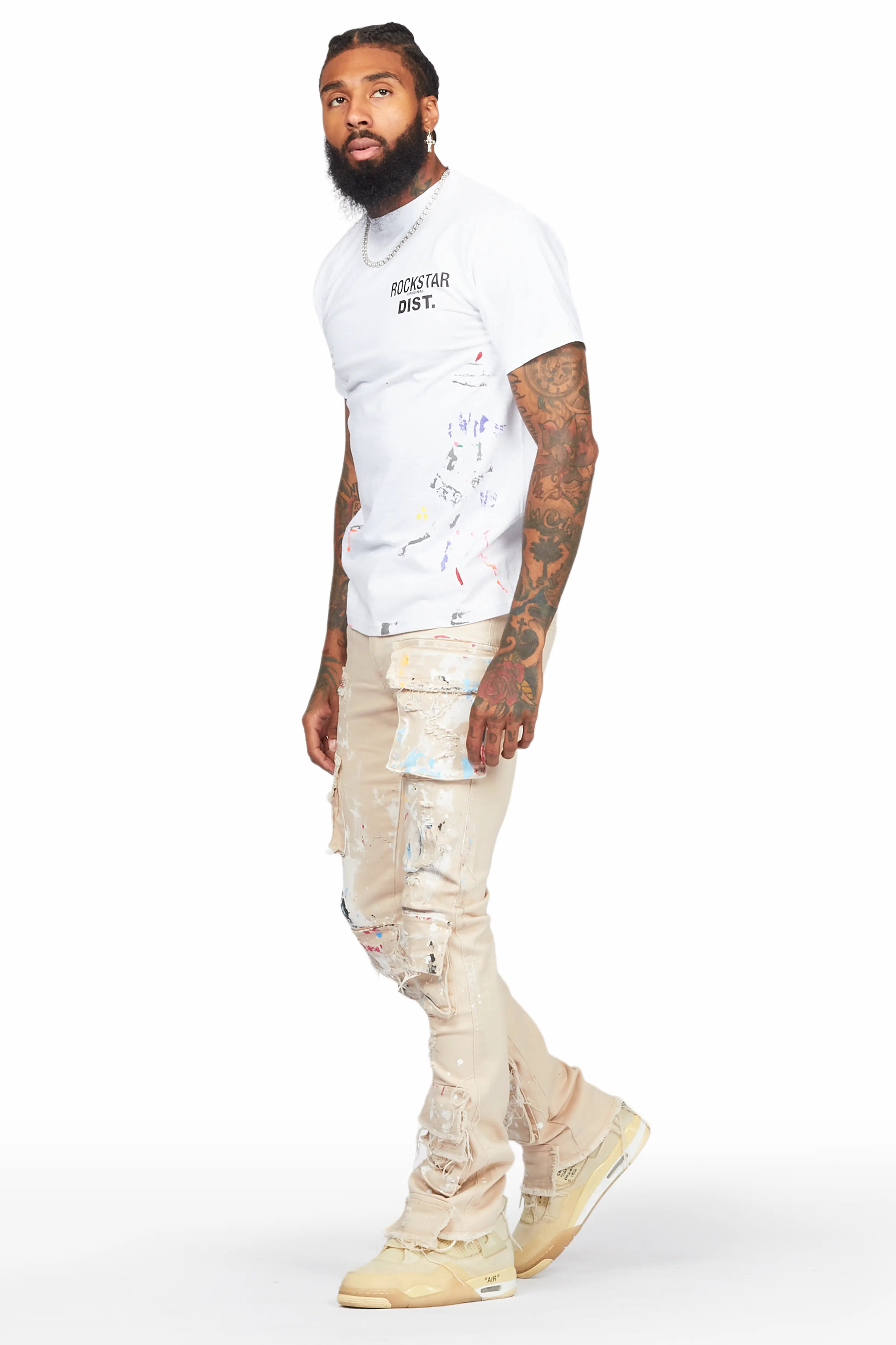 11404-orien-beige-painter-stacked-flare-jean-7.jpg Orien Beige Painter Stacked Flare Jean