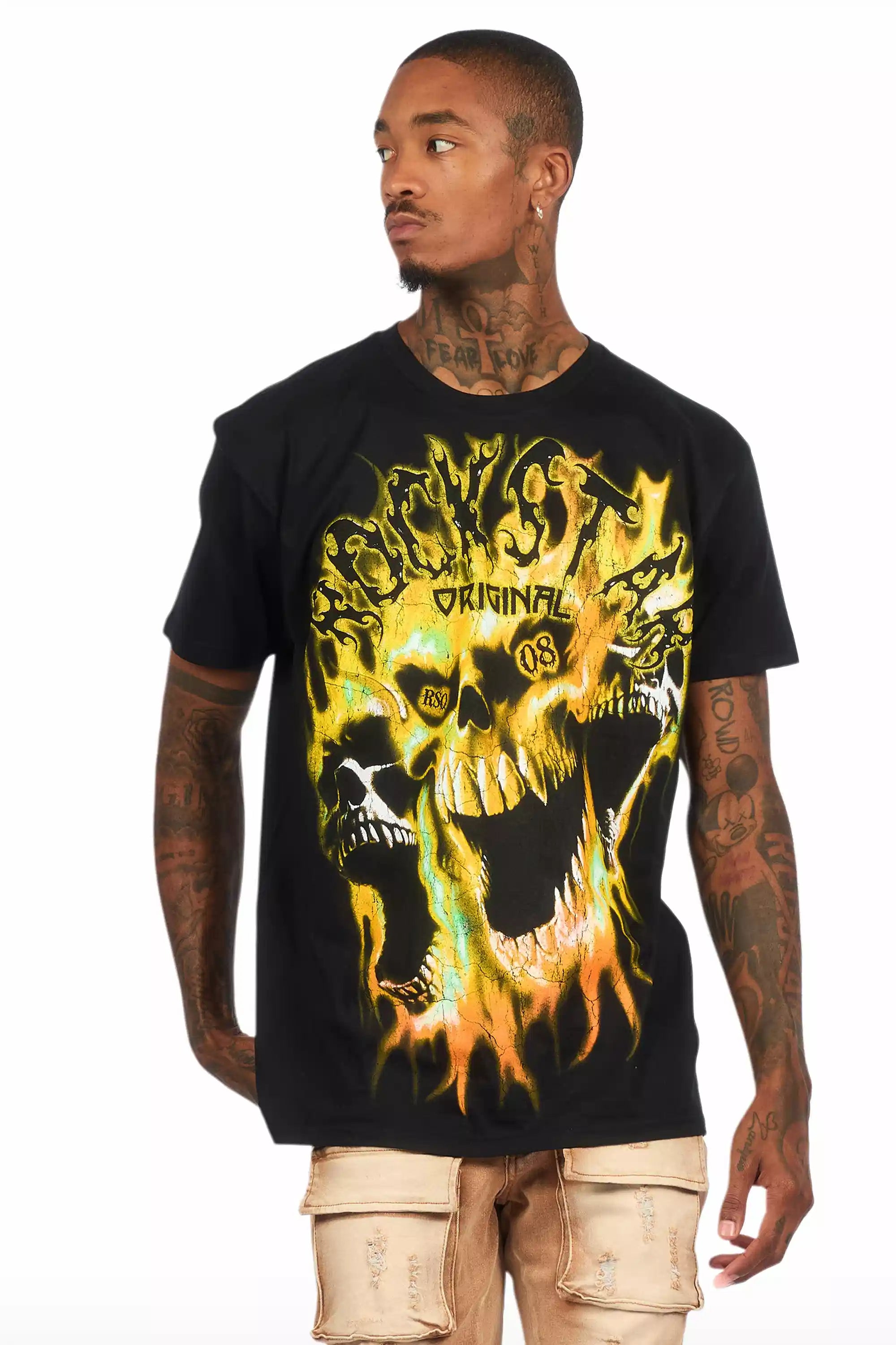 11435-lucen-black-yellow-oversized-graphic-t-shirt-7.jpg Lucen Black/Yellow Oversized Graphic T-Shirt