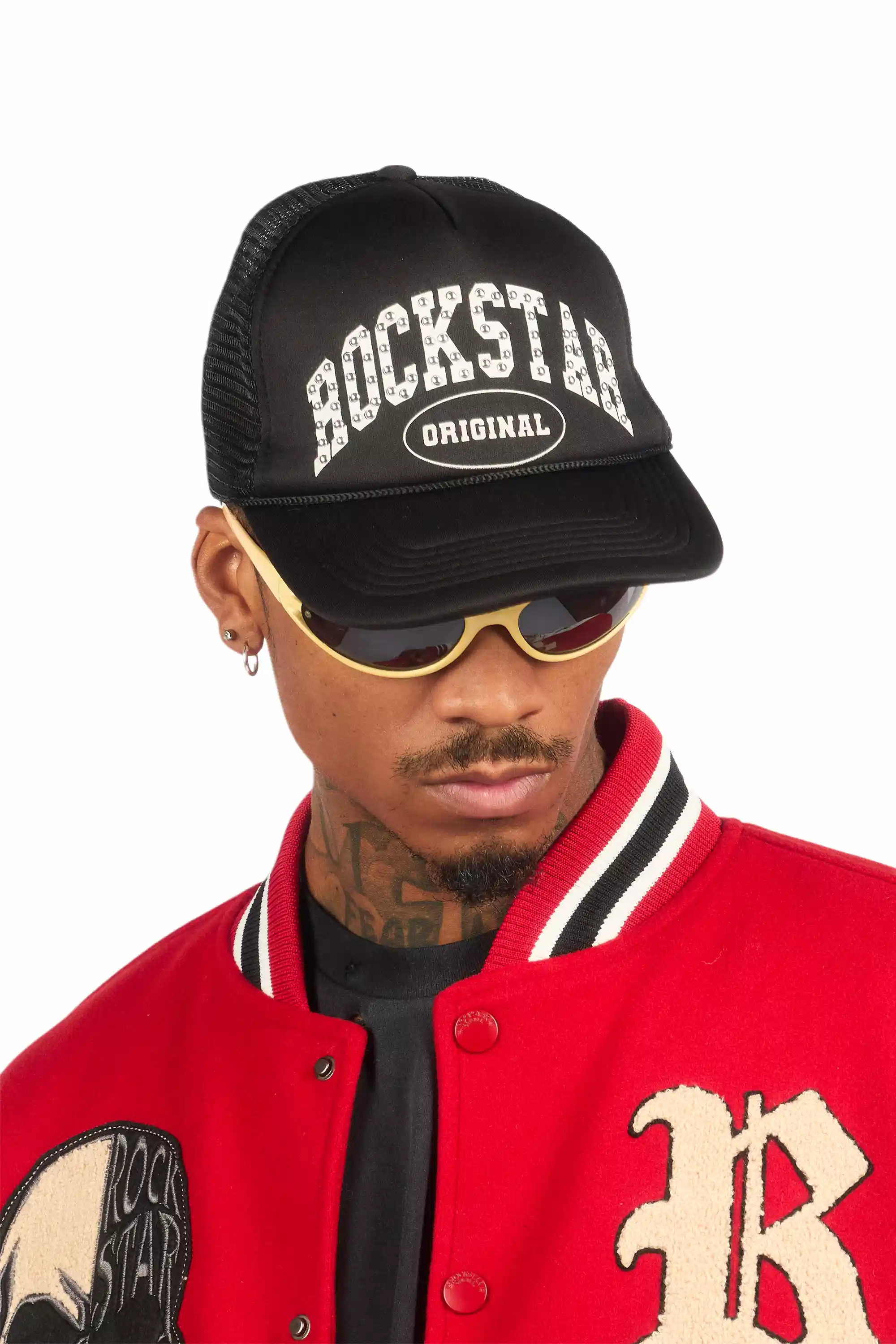 Danil Black Graphic Trucker Hat