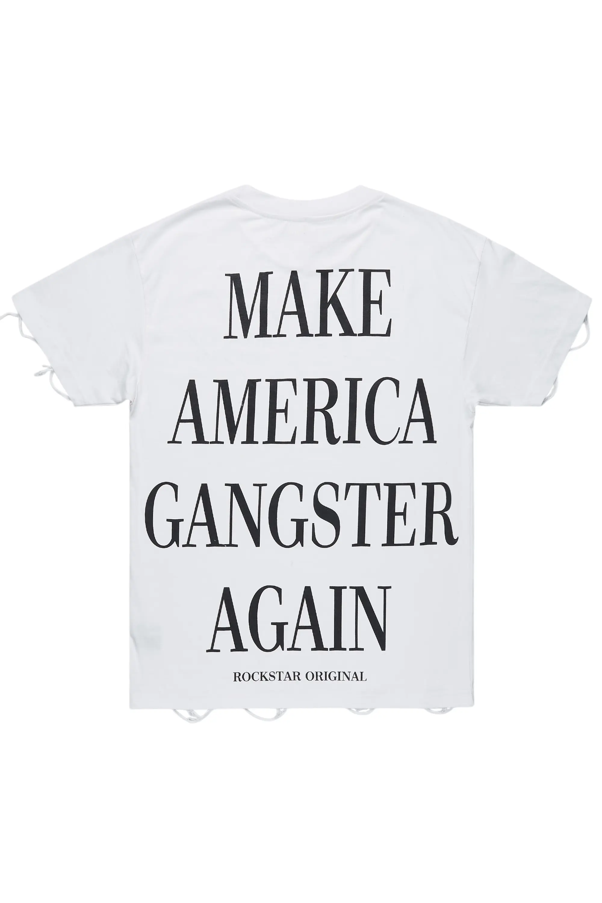Drako White Oversized Graphic T-Shirt