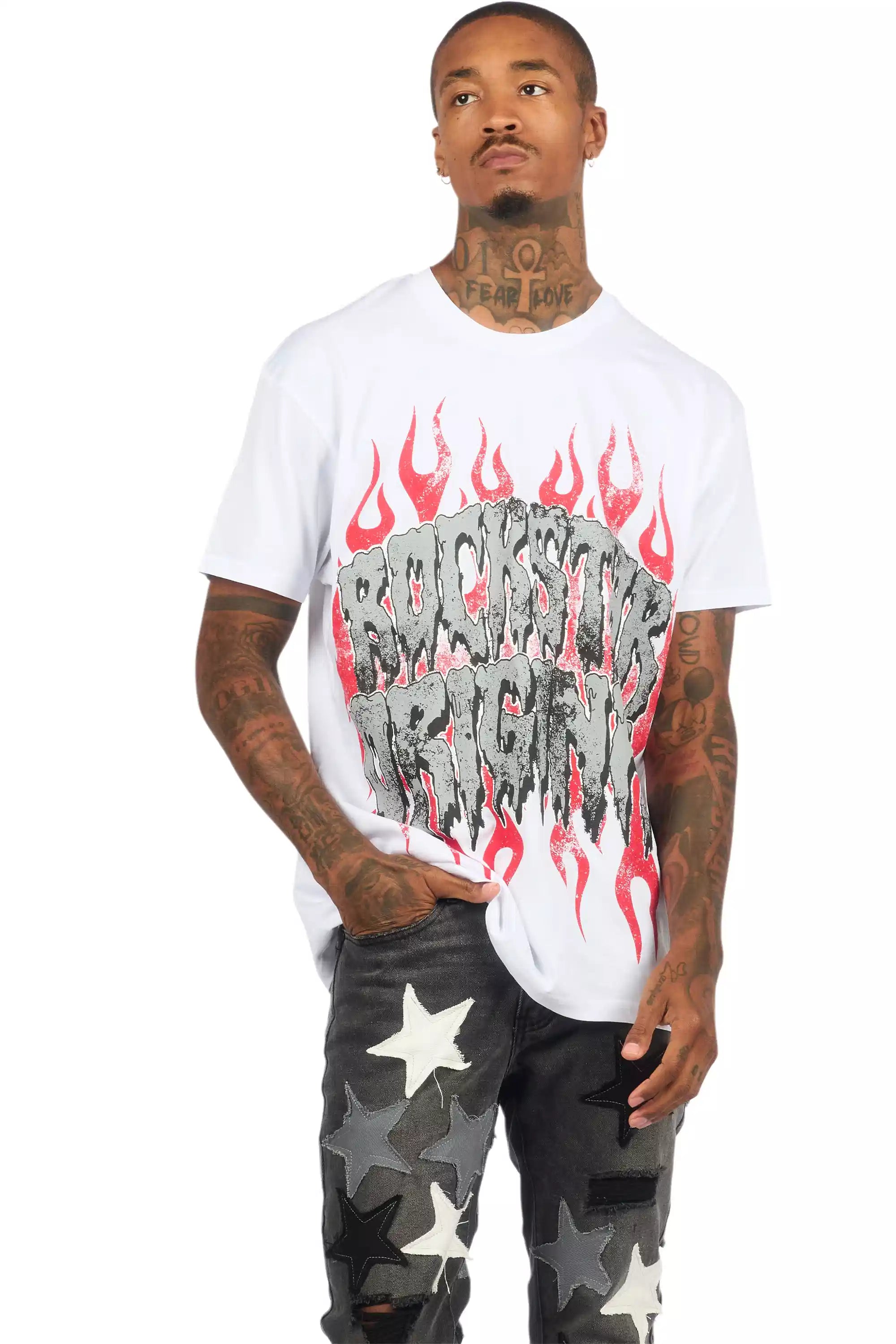 11609-kaelonix-white-oversized-graphic-t-shirt-4.jpg Kaelonix White Oversized Graphic T-Shirt