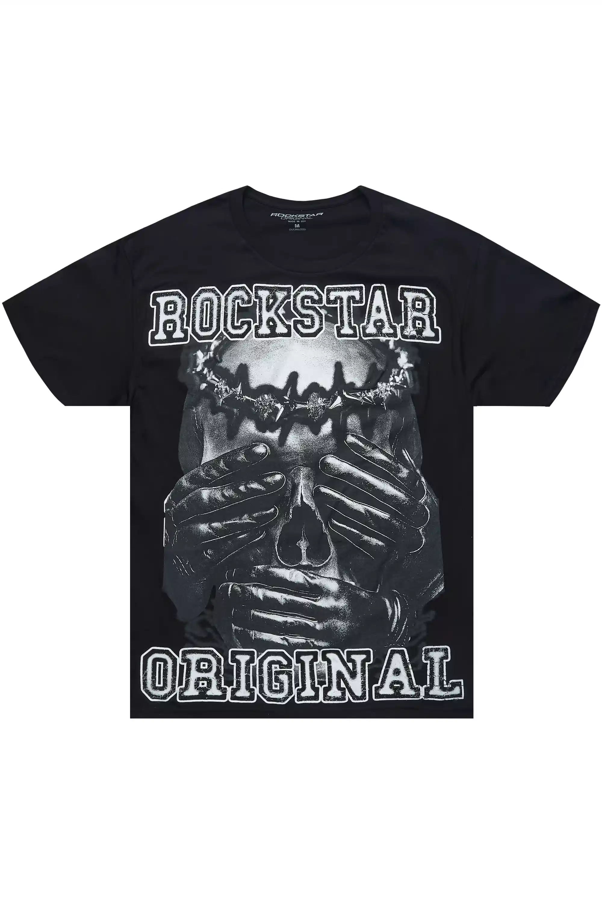 Eden Black Oversized Graphic T-Shirt