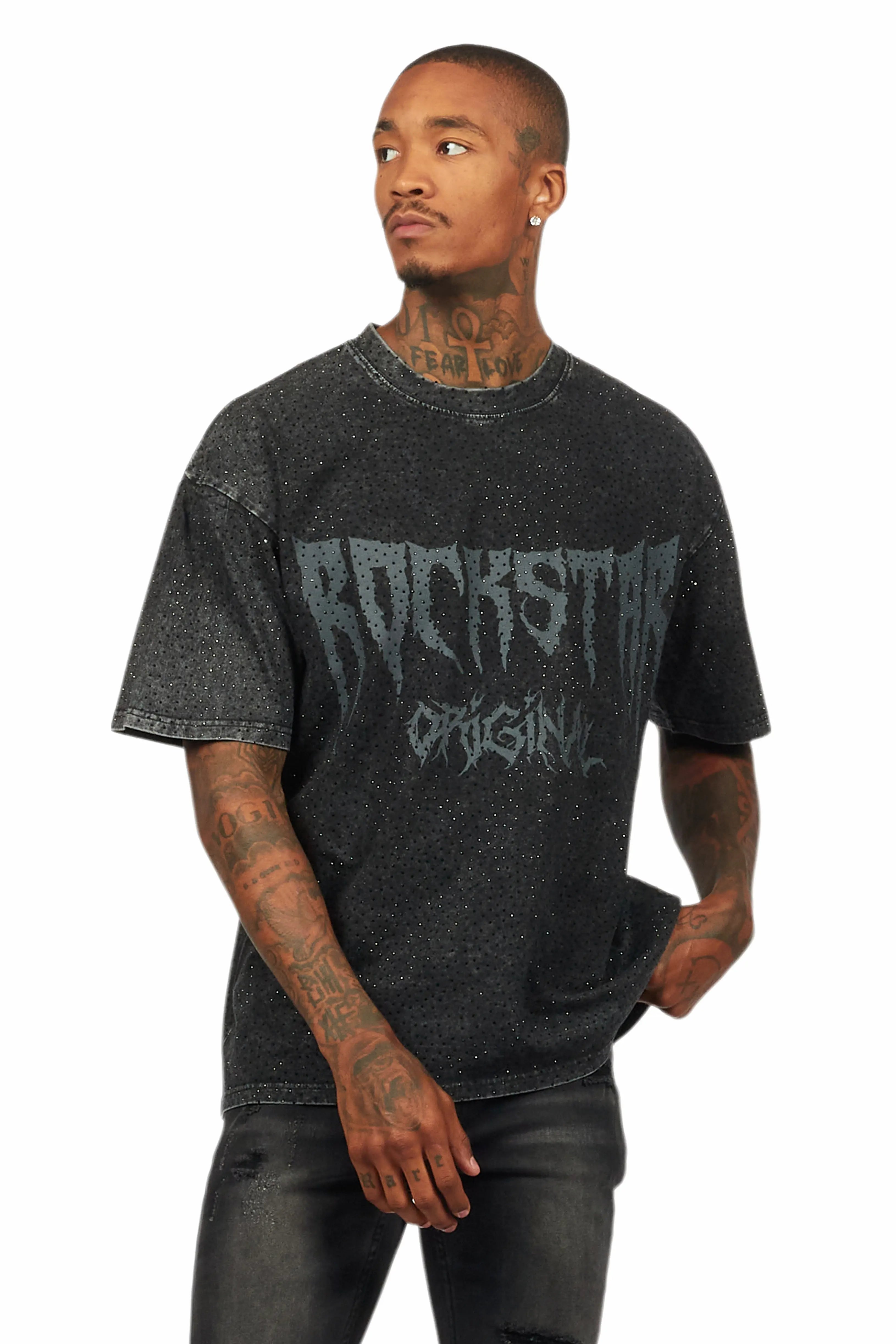 11649-andros-black-graphic-rhinestone-t-shirt-4.jpg Andros Black Graphic Rhinestone T-Shirt