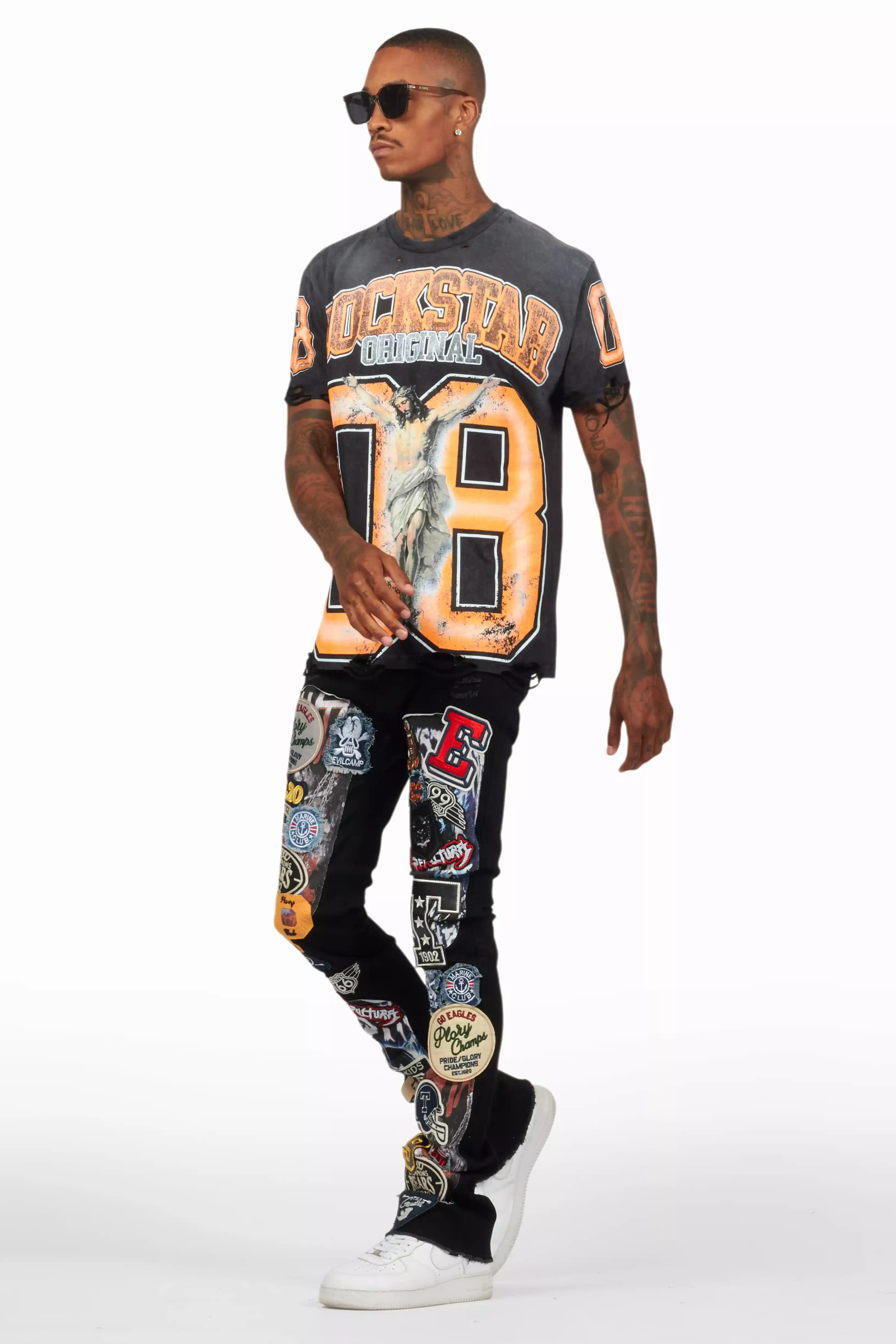 11689-espen-jet-black-stacked-flare-jean-6.webp Espen Jet Black Stacked Flare Jean