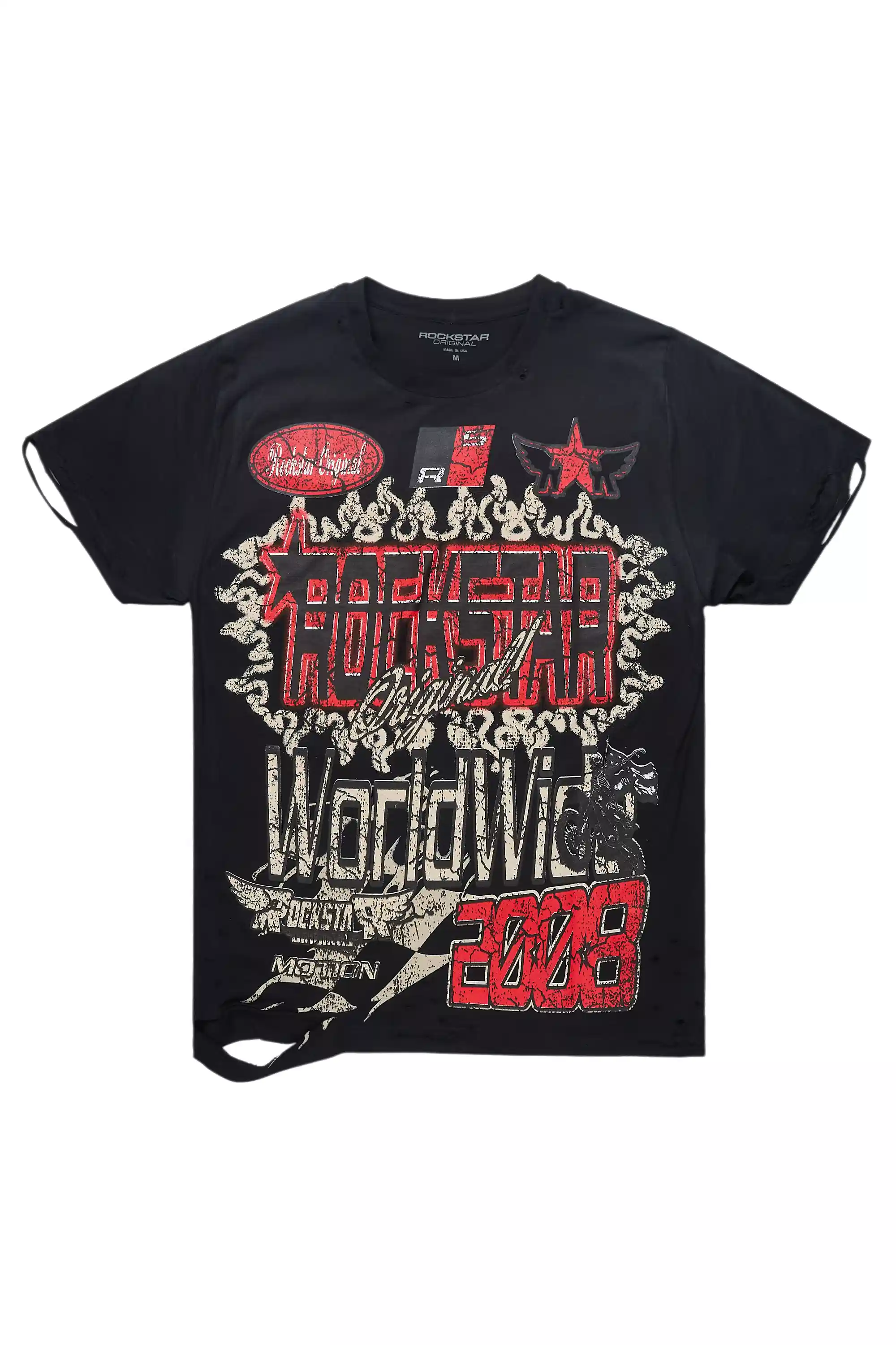 Deangelo Black Graphic T-Shirt