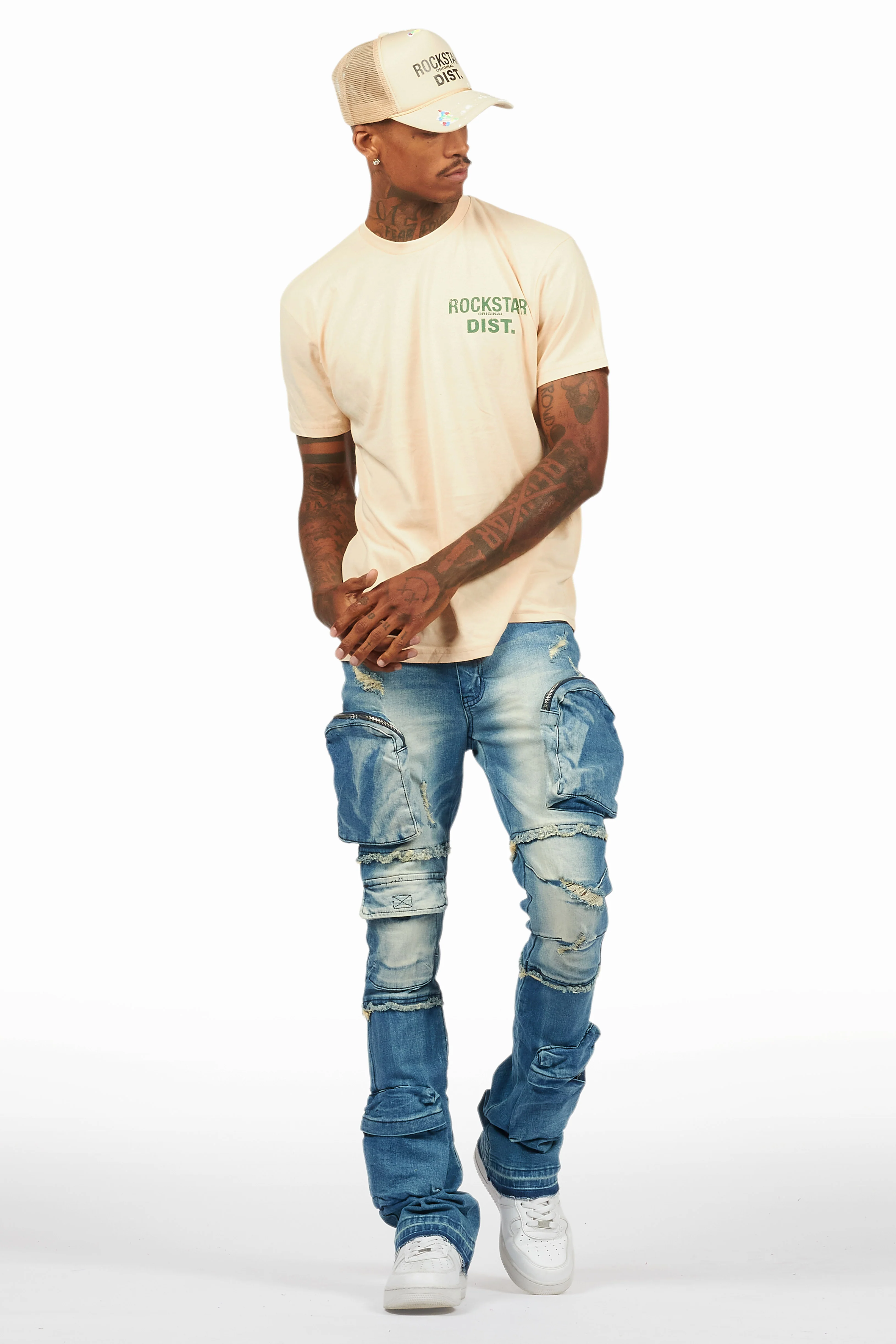 12050-shift-dirty-blue-stacked-flare-jean-3.webp Shift Dirty Blue Stacked Flare Jean