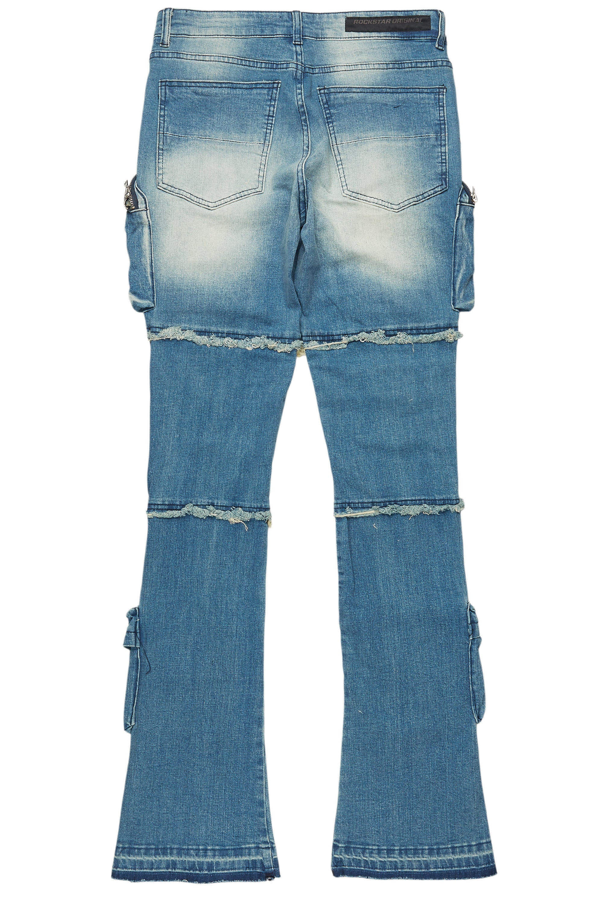 12050-shift-dirty-blue-stacked-flare-jean-7.jpg Shift Dirty Blue Stacked Flare Jean