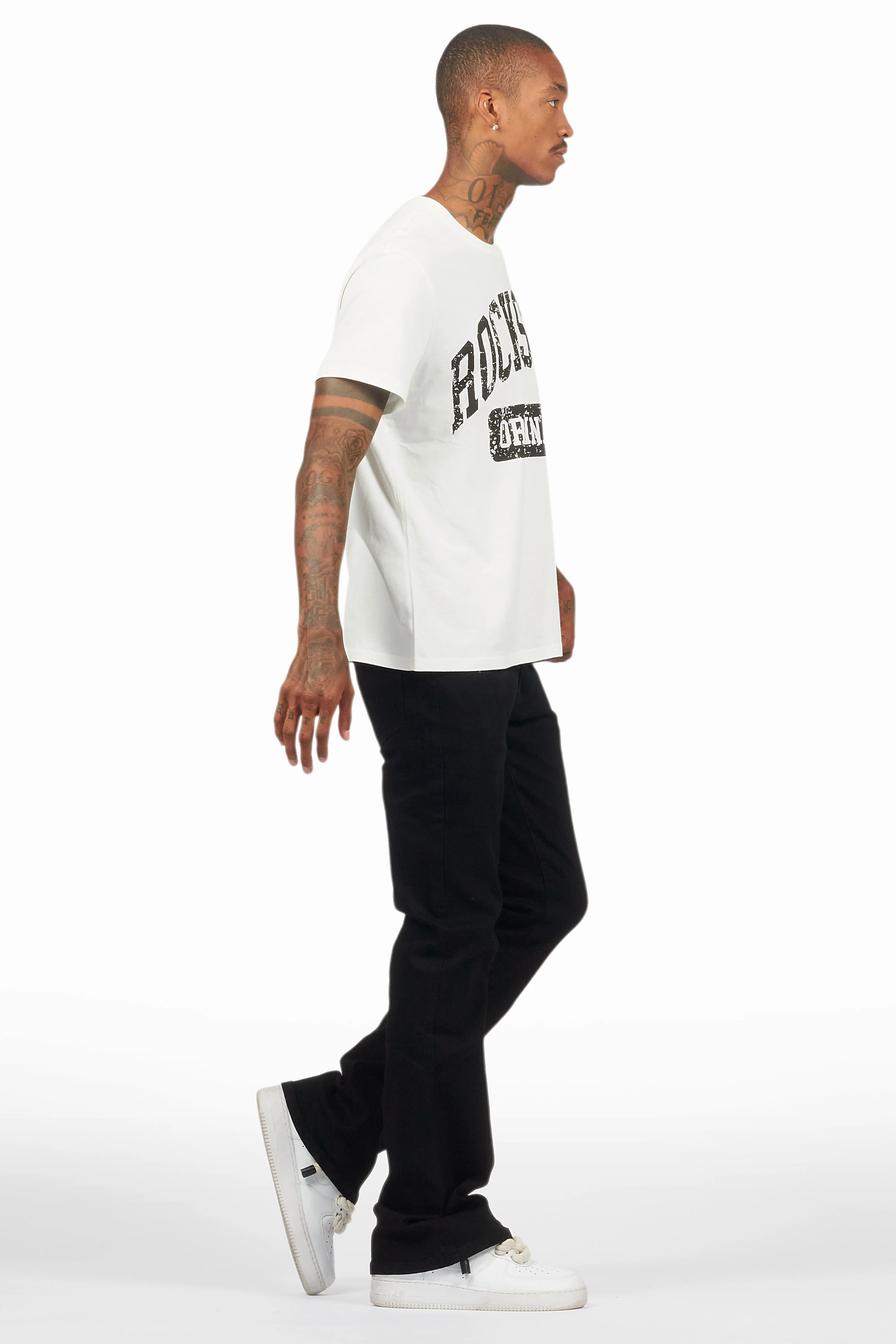12080-drick-jet-black-regular-fit-flare-jean-4.webp Drick Jet Black Regular Fit Flare Jean