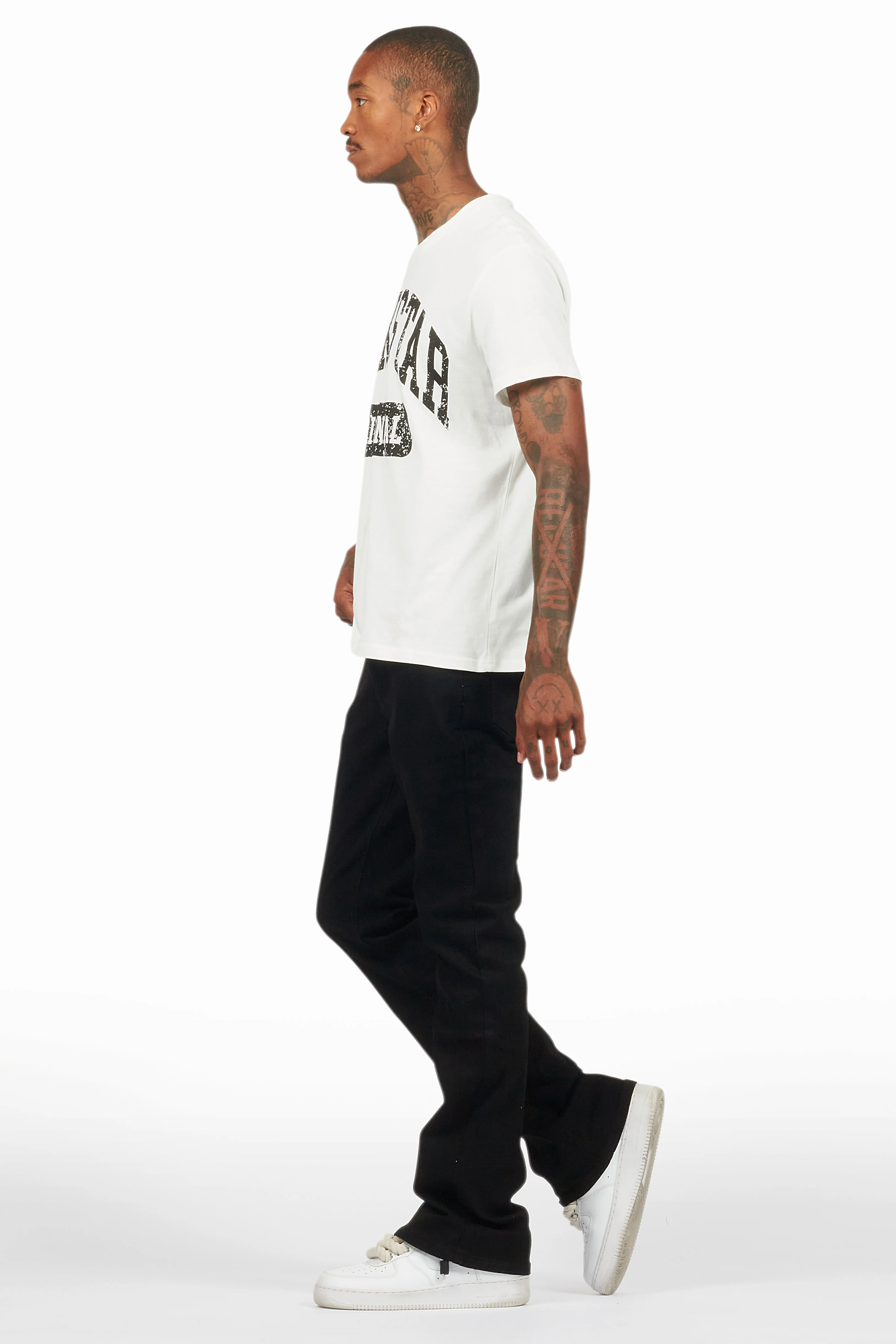 12080-drick-jet-black-regular-fit-flare-jean-6.webp Drick Jet Black Regular Fit Flare Jean