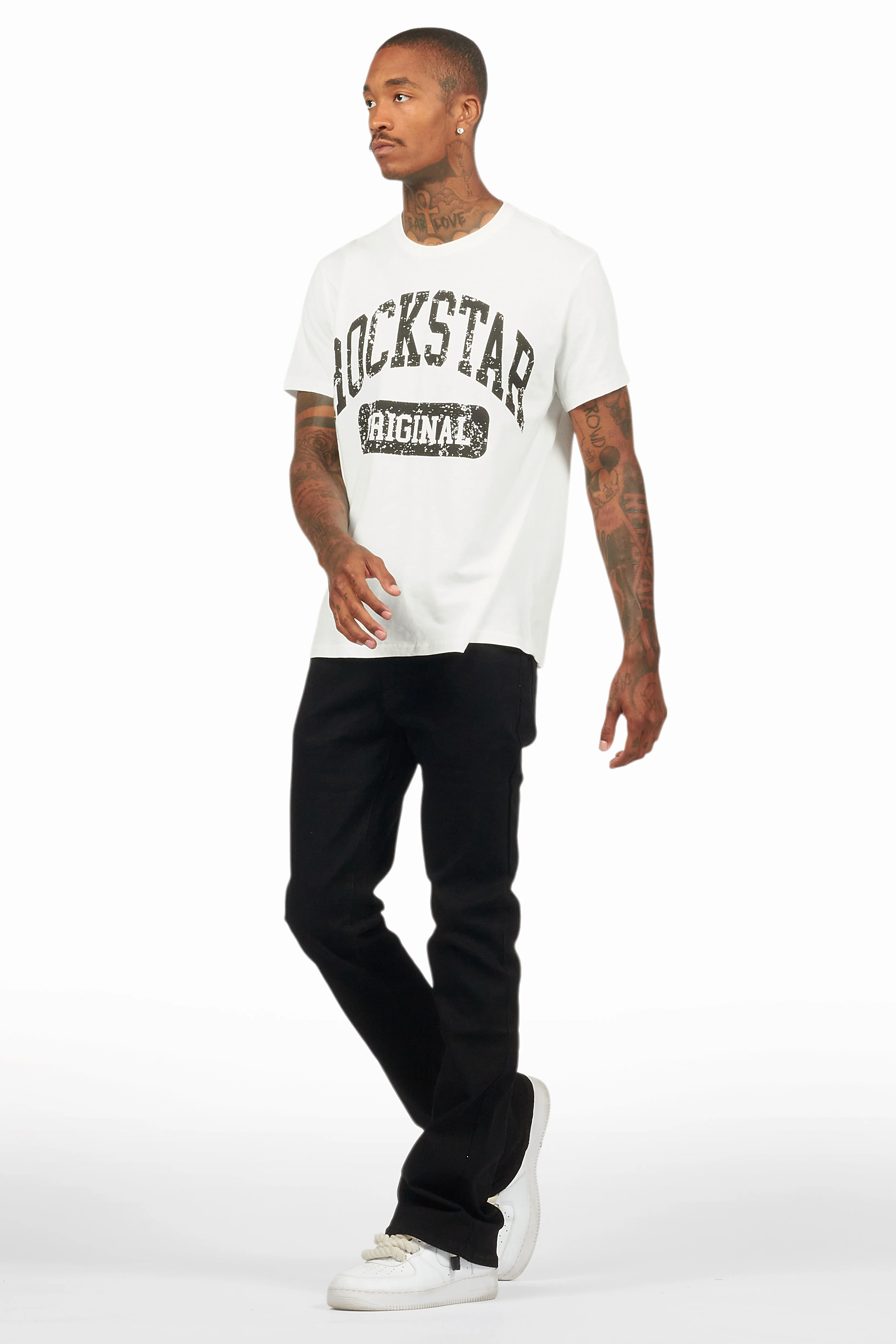 12080-drick-jet-black-regular-fit-flare-jean-8.webp Drick Jet Black Regular Fit Flare Jean