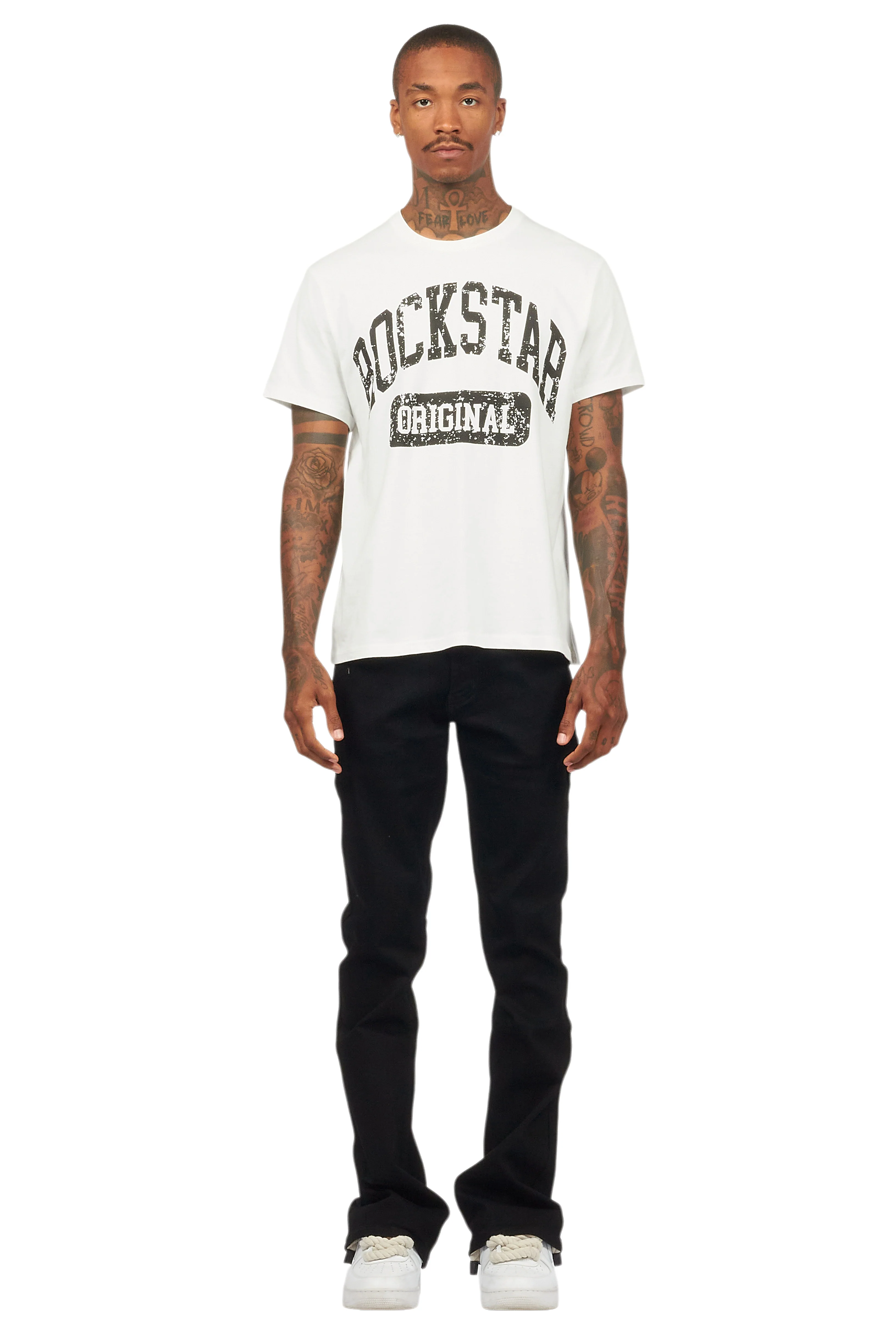 12080-drick-jet-black-regular-fit-flare-jean-9.webp Drick Jet Black Regular Fit Flare Jean