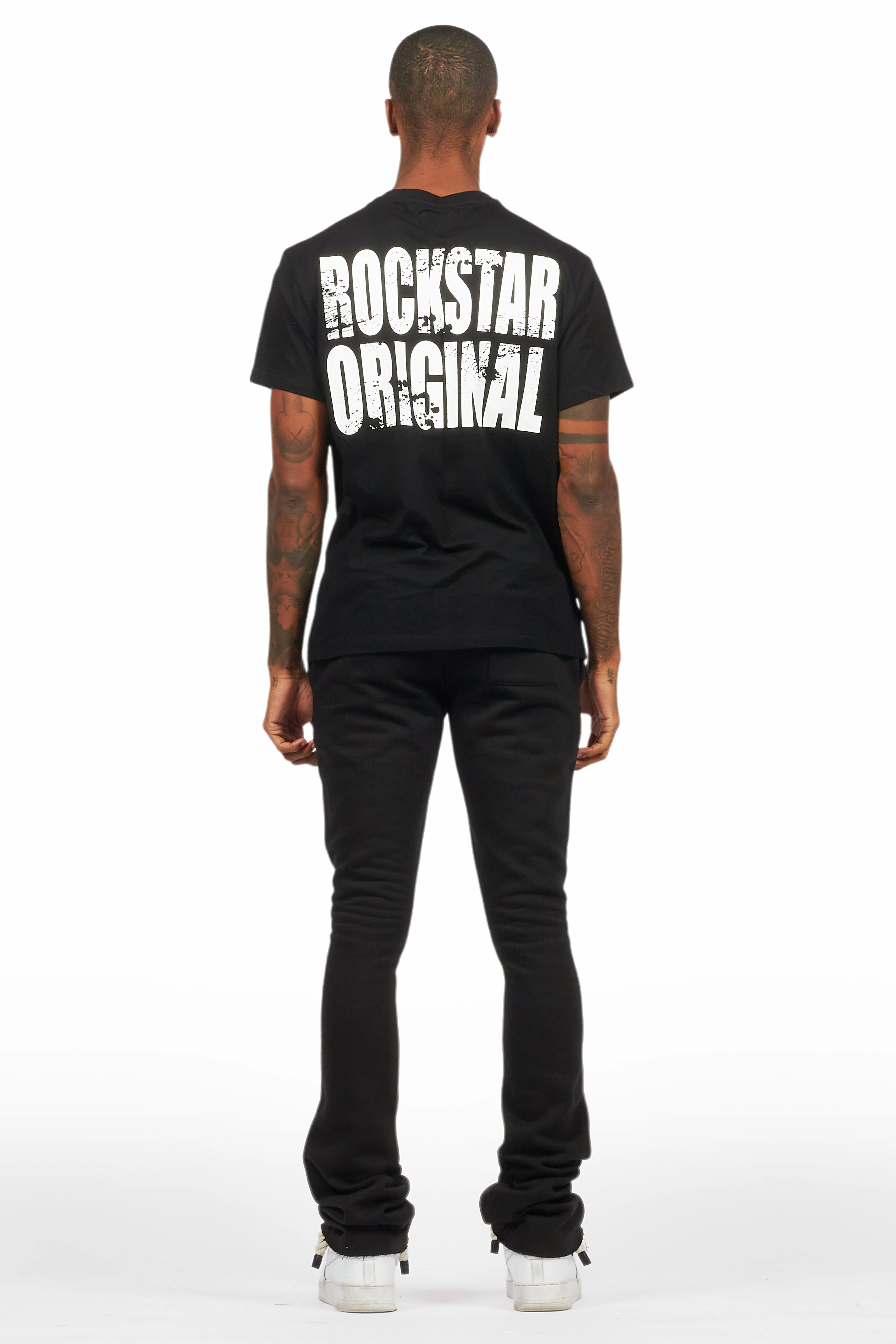 12155-keve-black-t-shirt-stacked-flare-track-set-4.webp Keve Black T-Shirt Stacked Flare Track Set