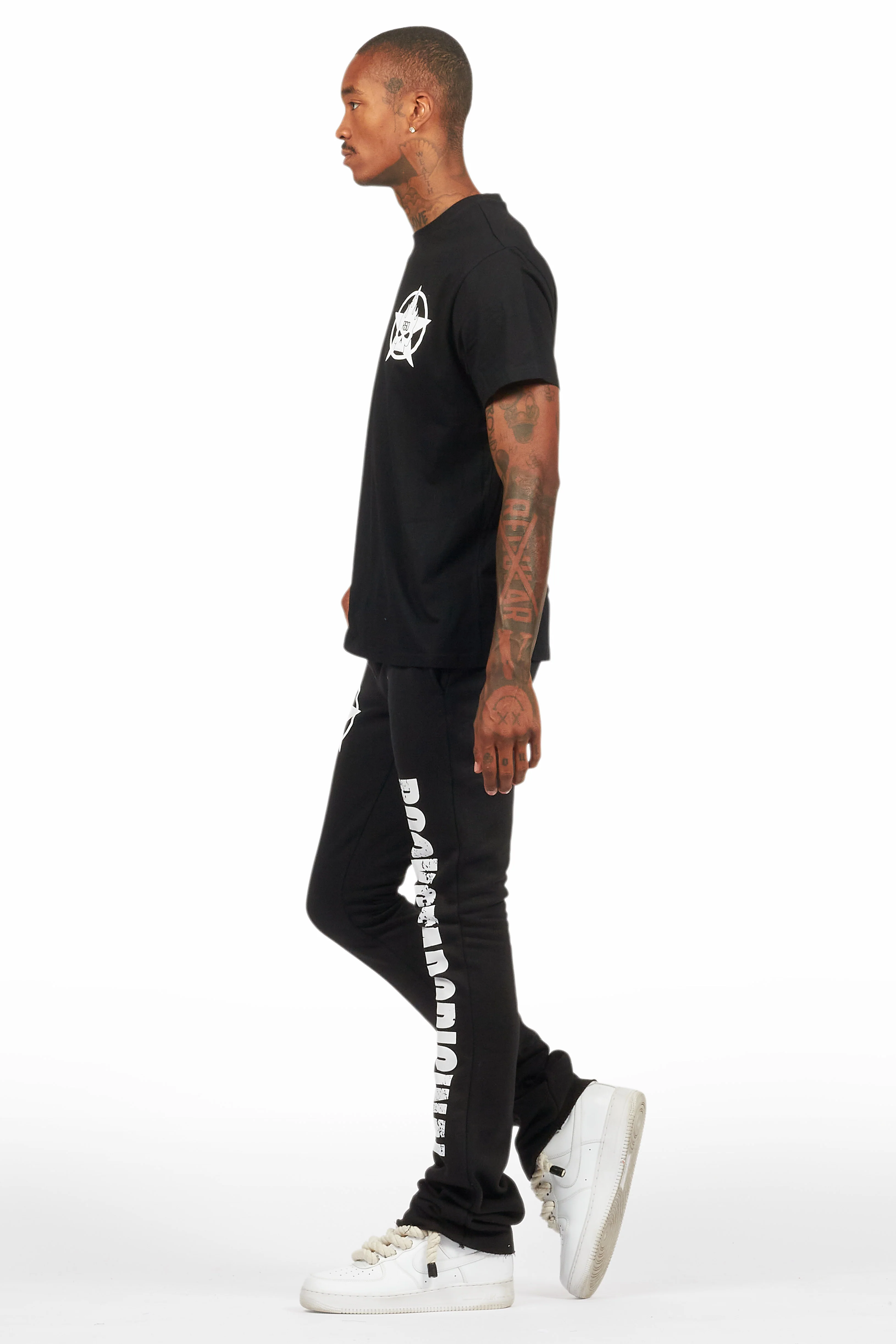 12155-keve-black-t-shirt-stacked-flare-track-set-5.webp Keve Black T-Shirt Stacked Flare Track Set