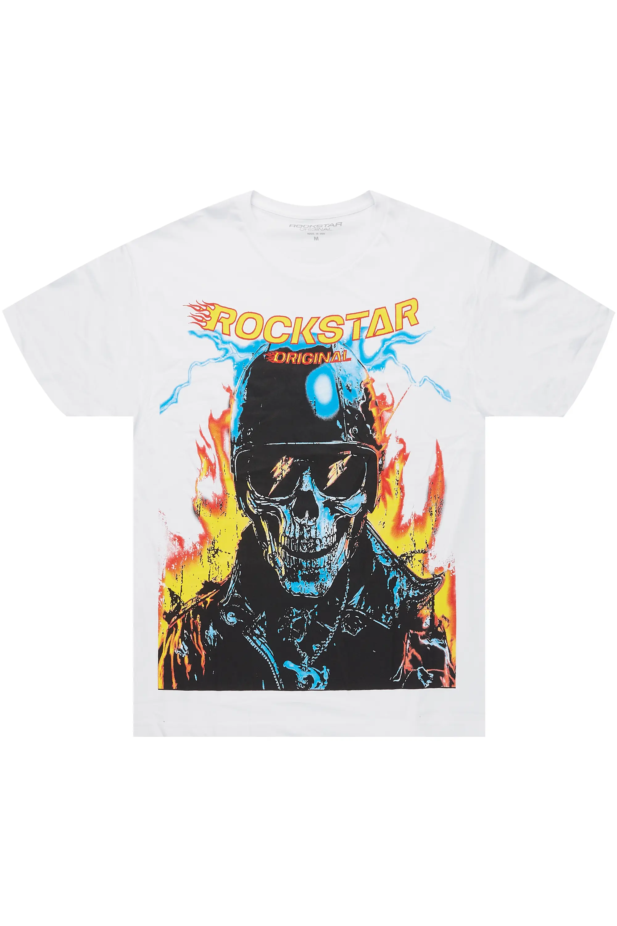 Balius White Oversized Graphic T-Shirt