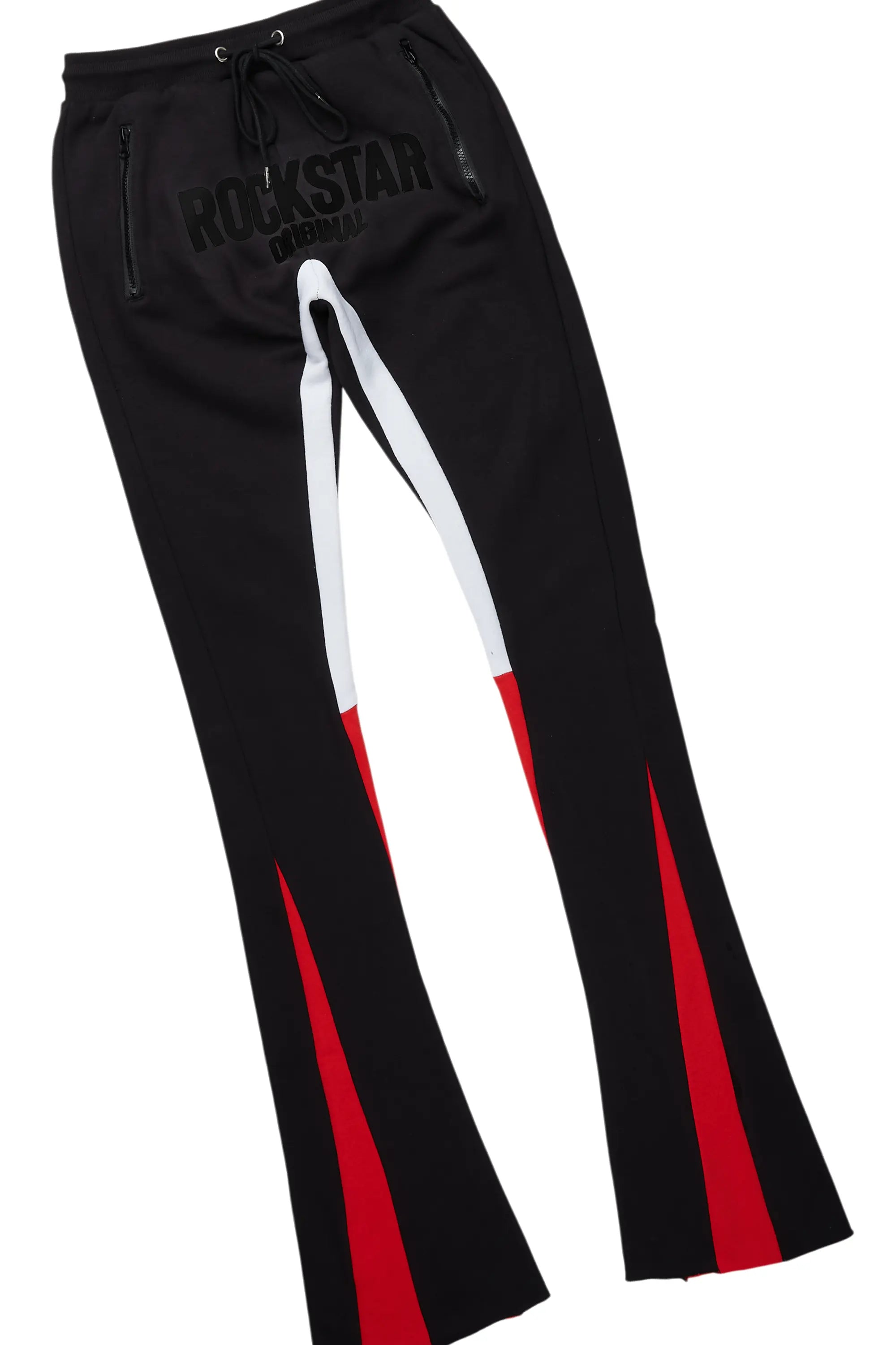 12204-sana-black-black-hoodie-stacked-flare-track-pant-set-8.jpg Sana Black/Black Hoodie/Stacked Flare Track Pant Set