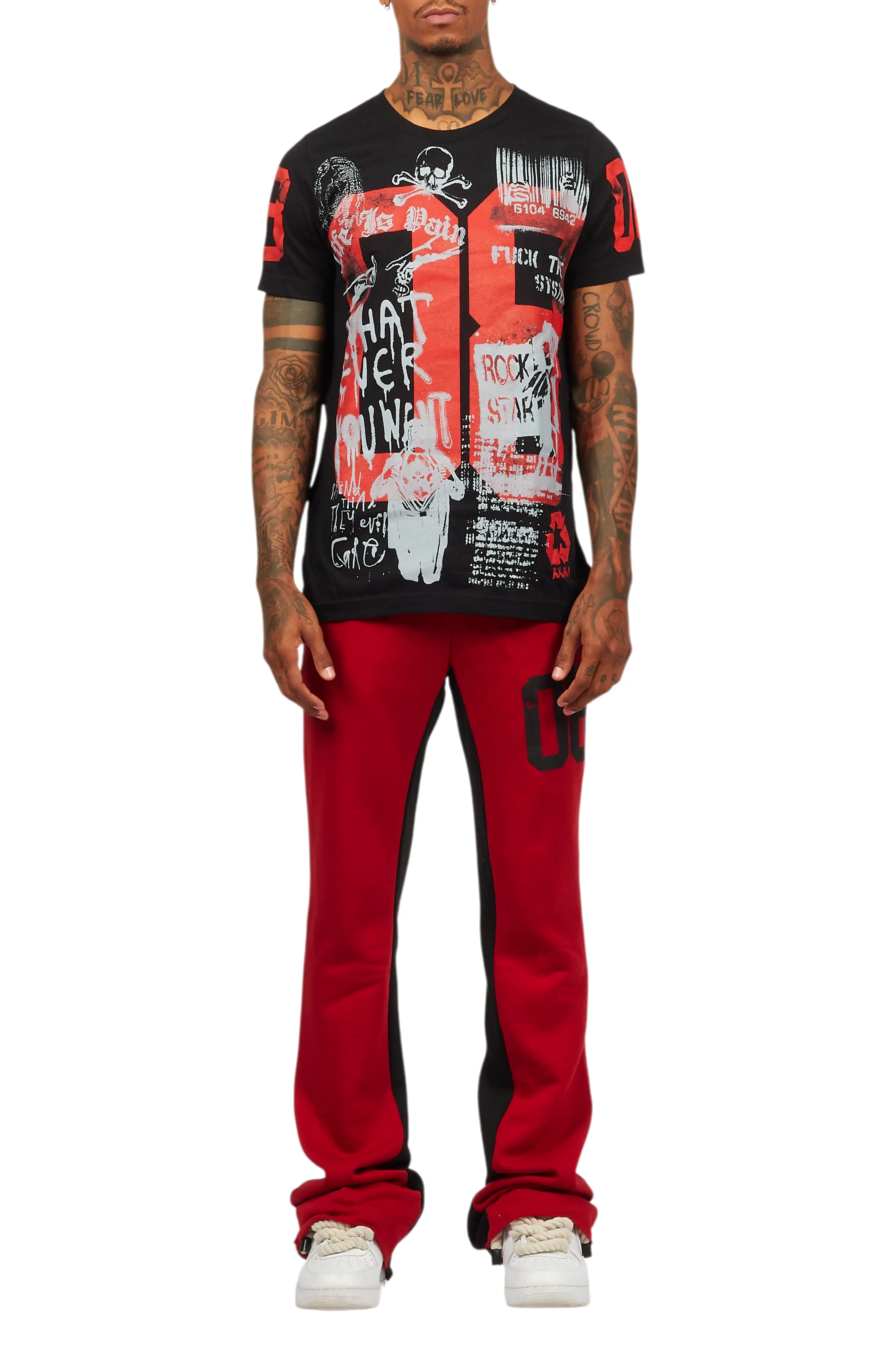 12212-grill-black-t-shirt-baggy-stacked-pant-set-10.webp Grill Black T-Shirt/Baggy Stacked Pant Set