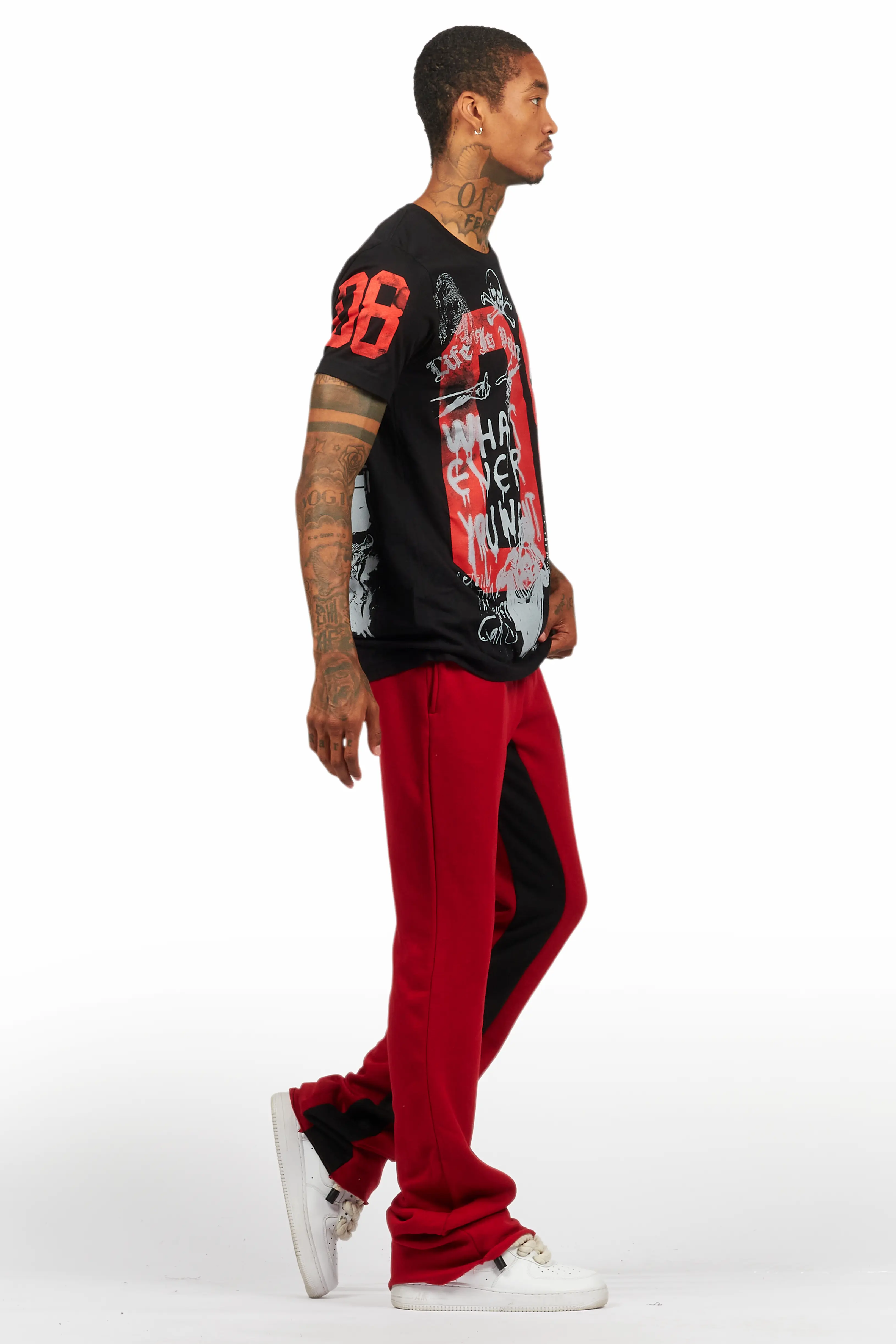 12212-grill-black-t-shirt-baggy-stacked-pant-set-3.webp Grill Black T-Shirt/Baggy Stacked Pant Set