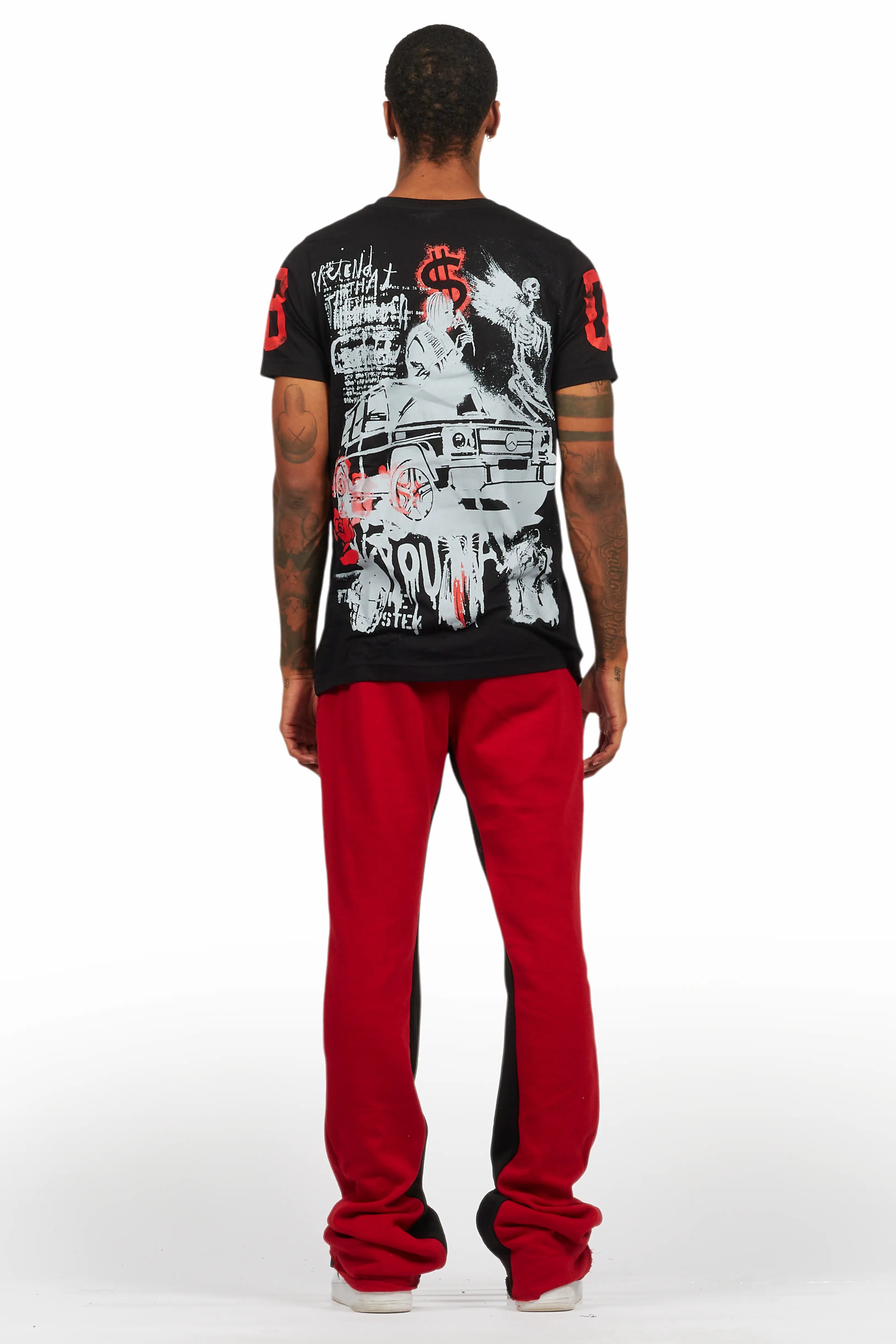 12212-grill-black-t-shirt-baggy-stacked-pant-set-4.jpg Grill Black T-Shirt/Baggy Stacked Pant Set