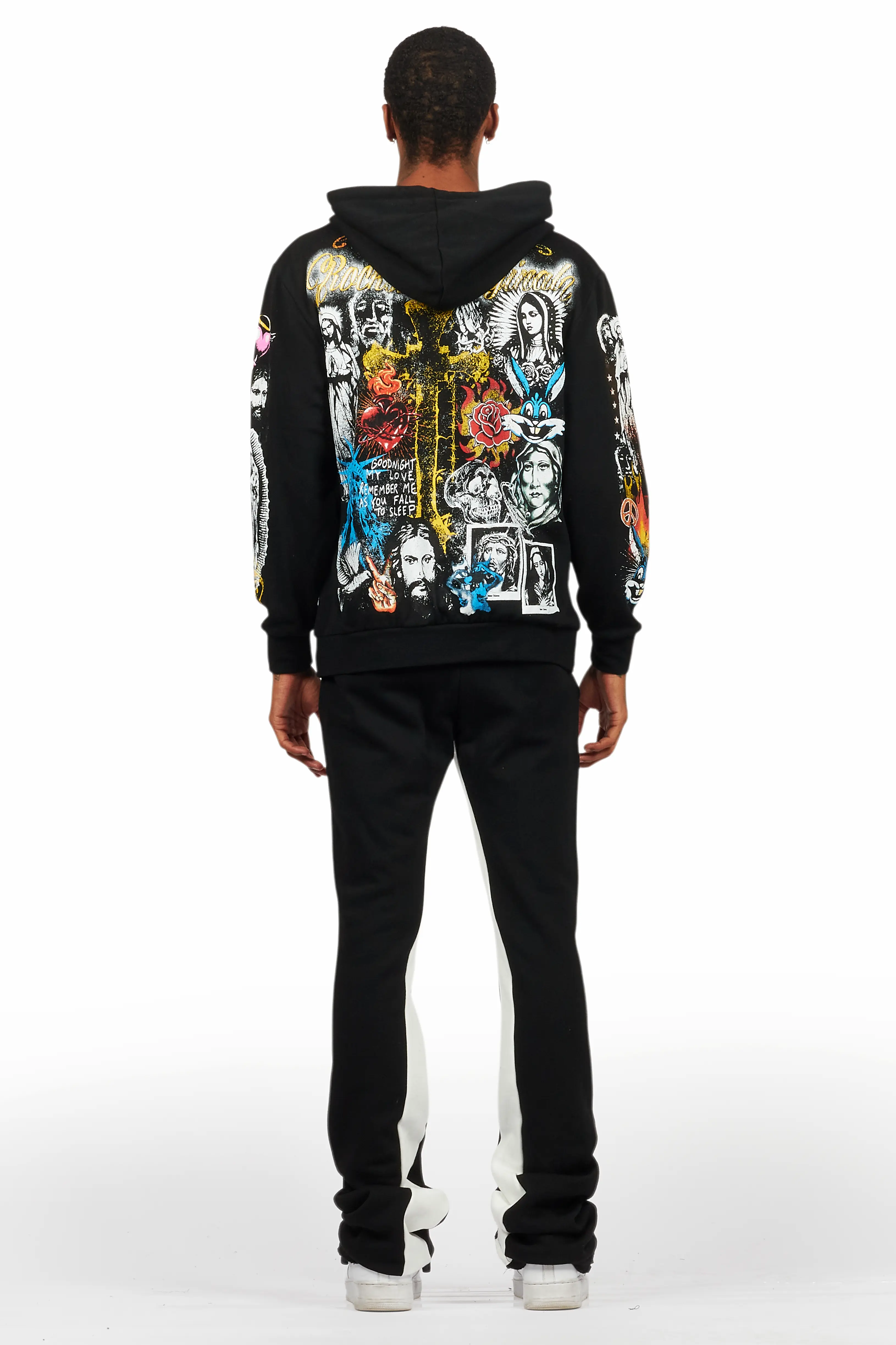 12279-santos-black-hoodie-baggy-track-pant-set-4.webp Santos Black Hoodie/Baggy Track Pant Set