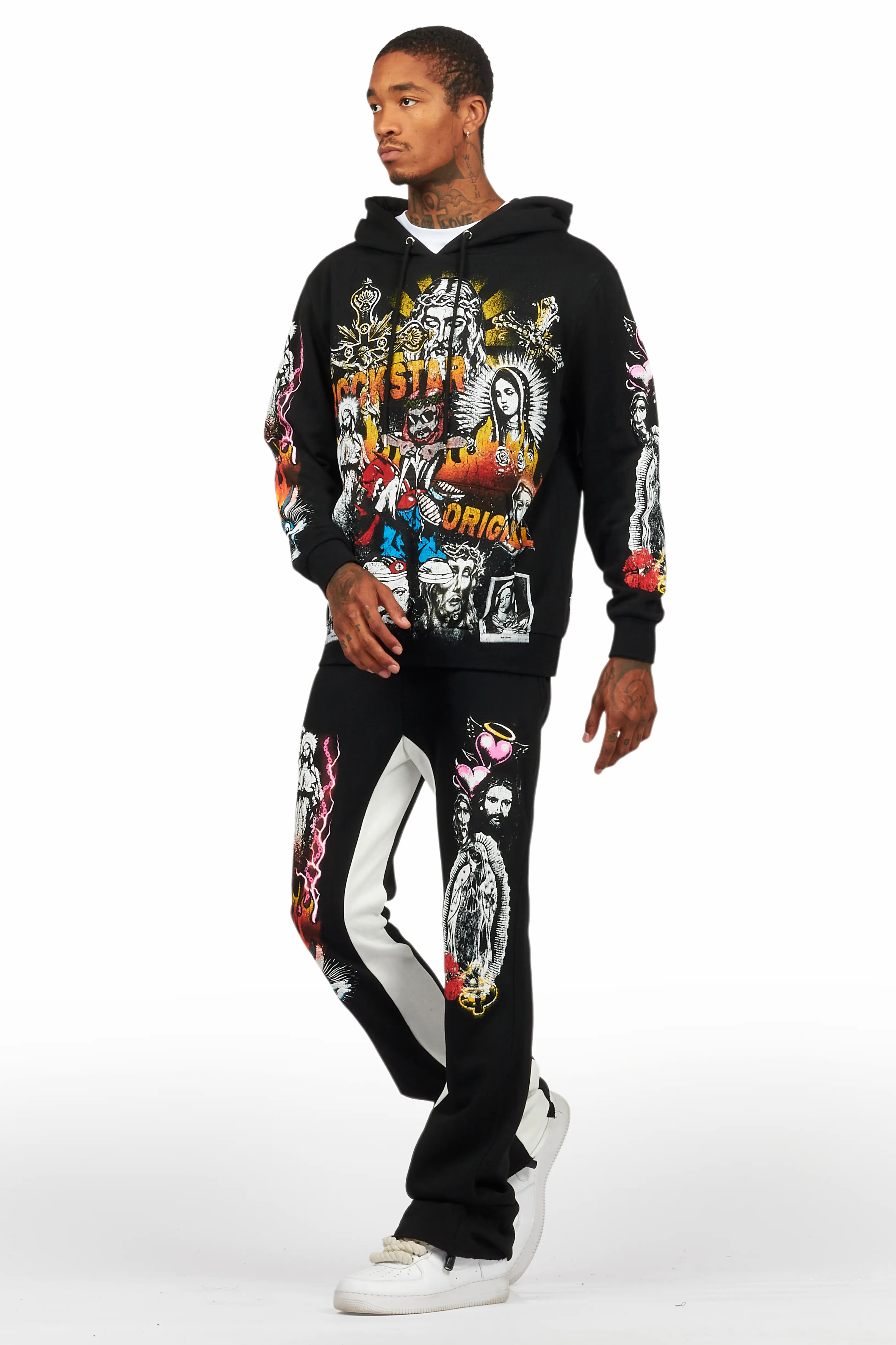 12279-santos-black-hoodie-baggy-track-pant-set-5.webp Santos Black Hoodie/Baggy Track Pant Set
