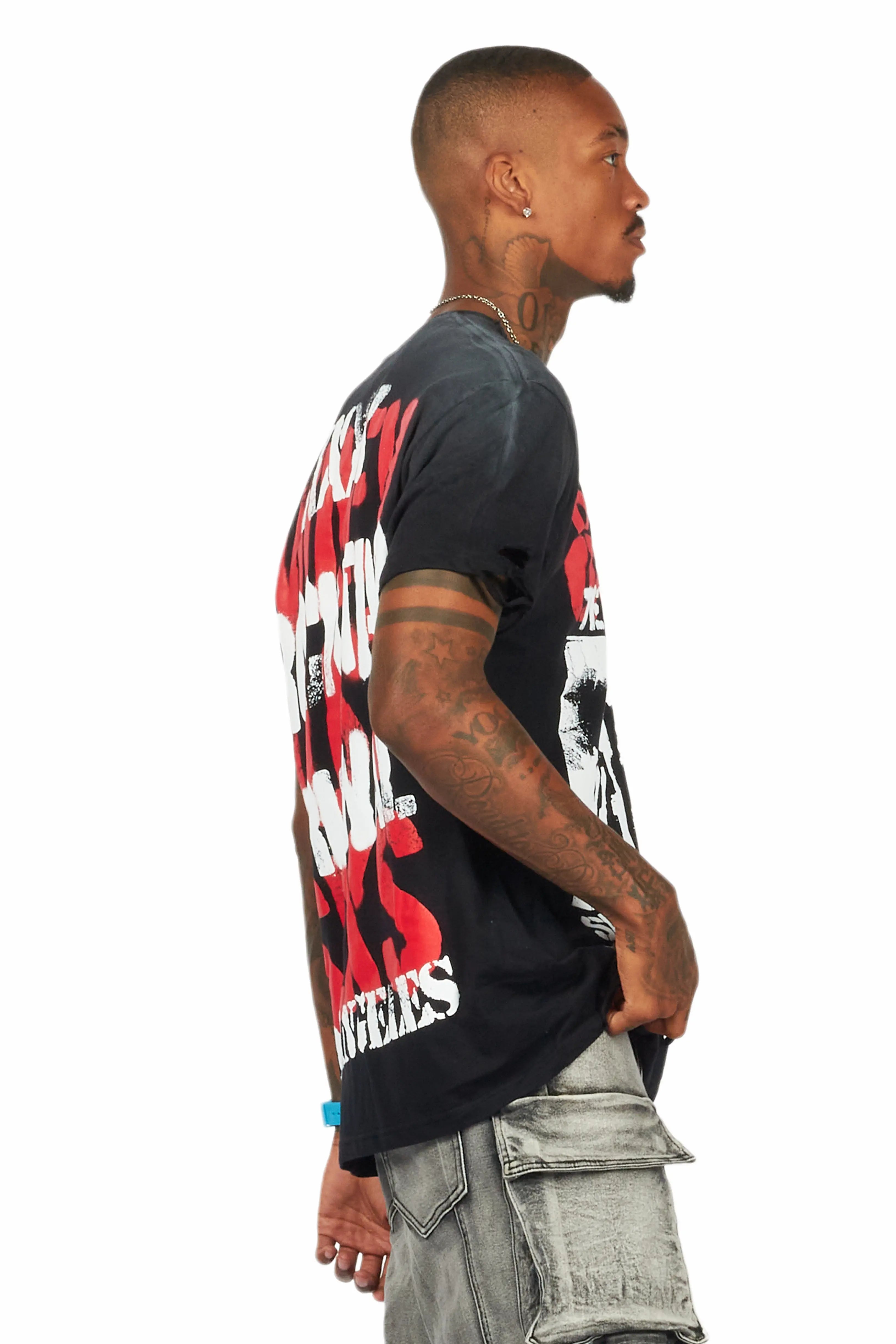 12556-omer-black-oversized-graphic-t-shirt-3.jpg Omer Black Oversized Graphic T-Shirt