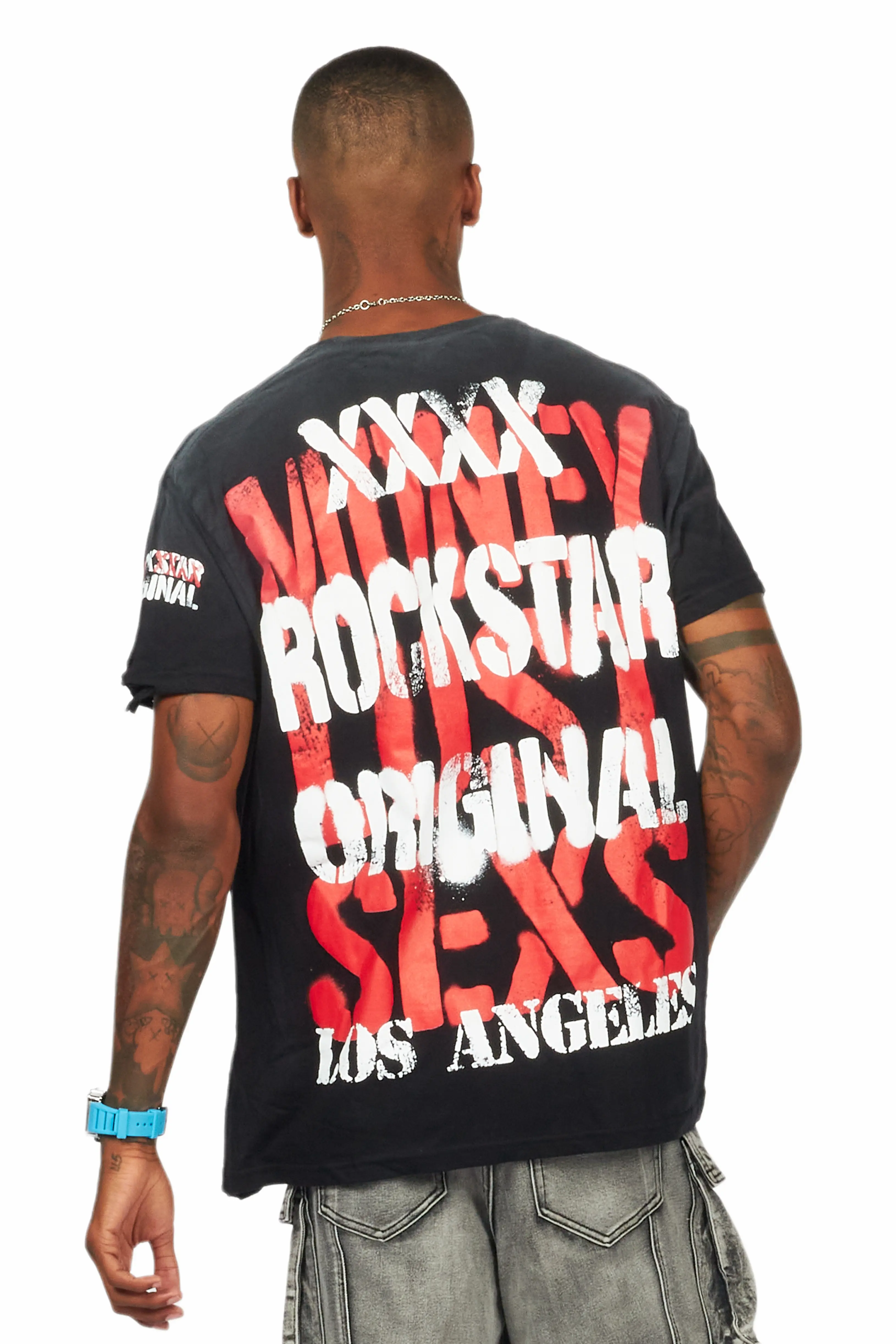 12556-omer-black-oversized-graphic-t-shirt-4.webp Omer Black Oversized Graphic T-Shirt