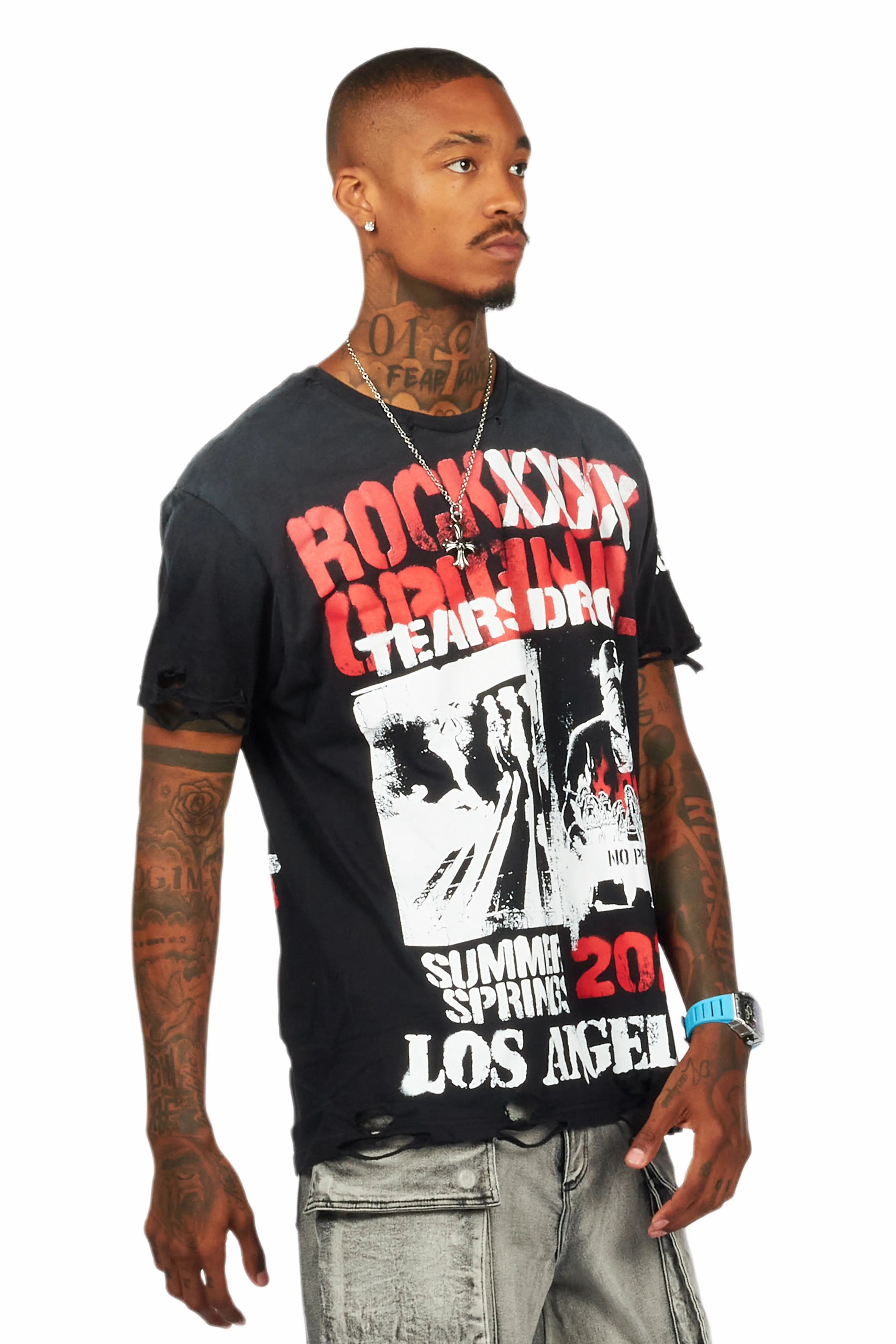 12556-omer-black-oversized-graphic-t-shirt-6.webp Omer Black Oversized Graphic T-Shirt