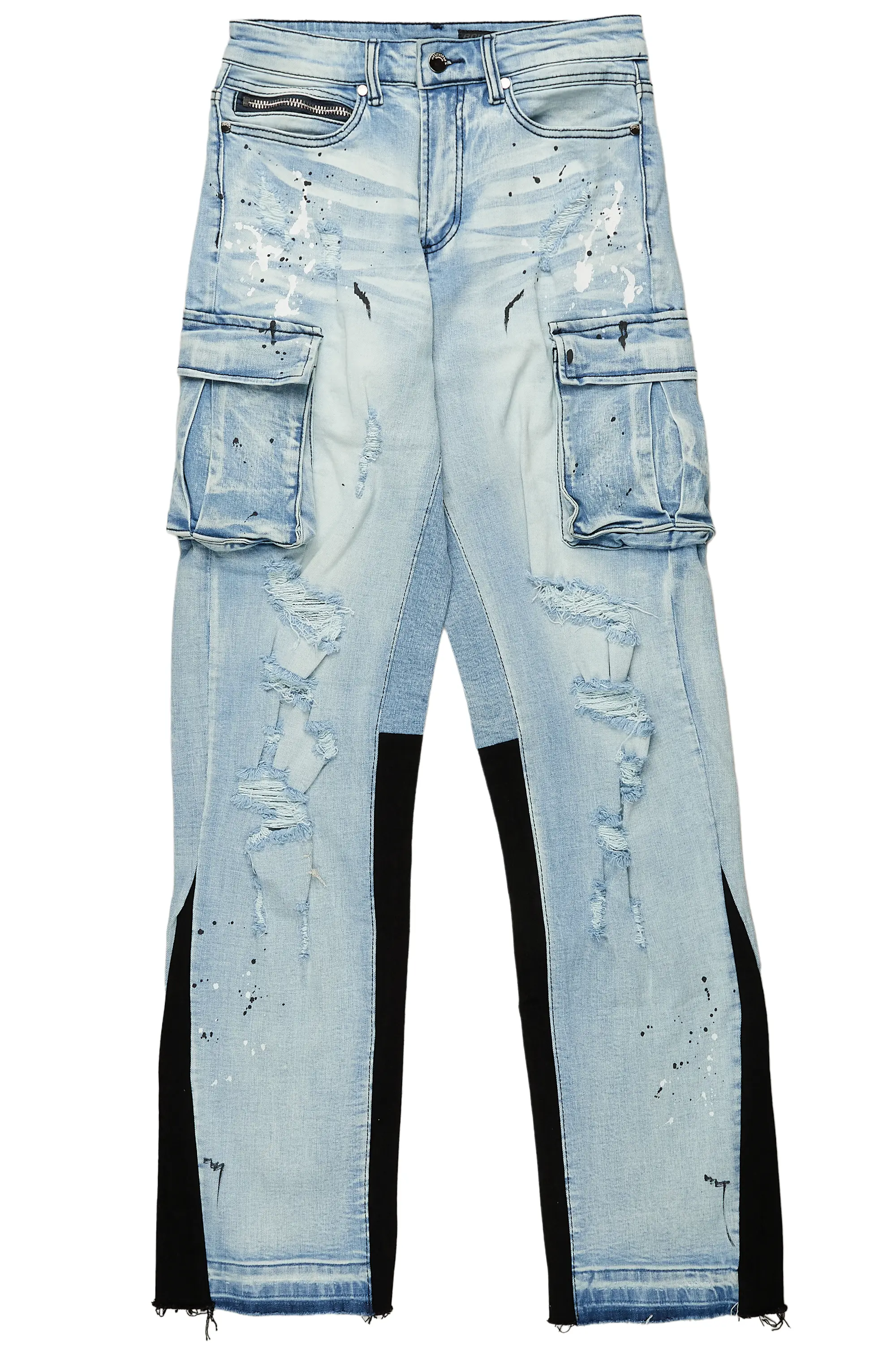 Dubaku Blue Baggy Fit Jean