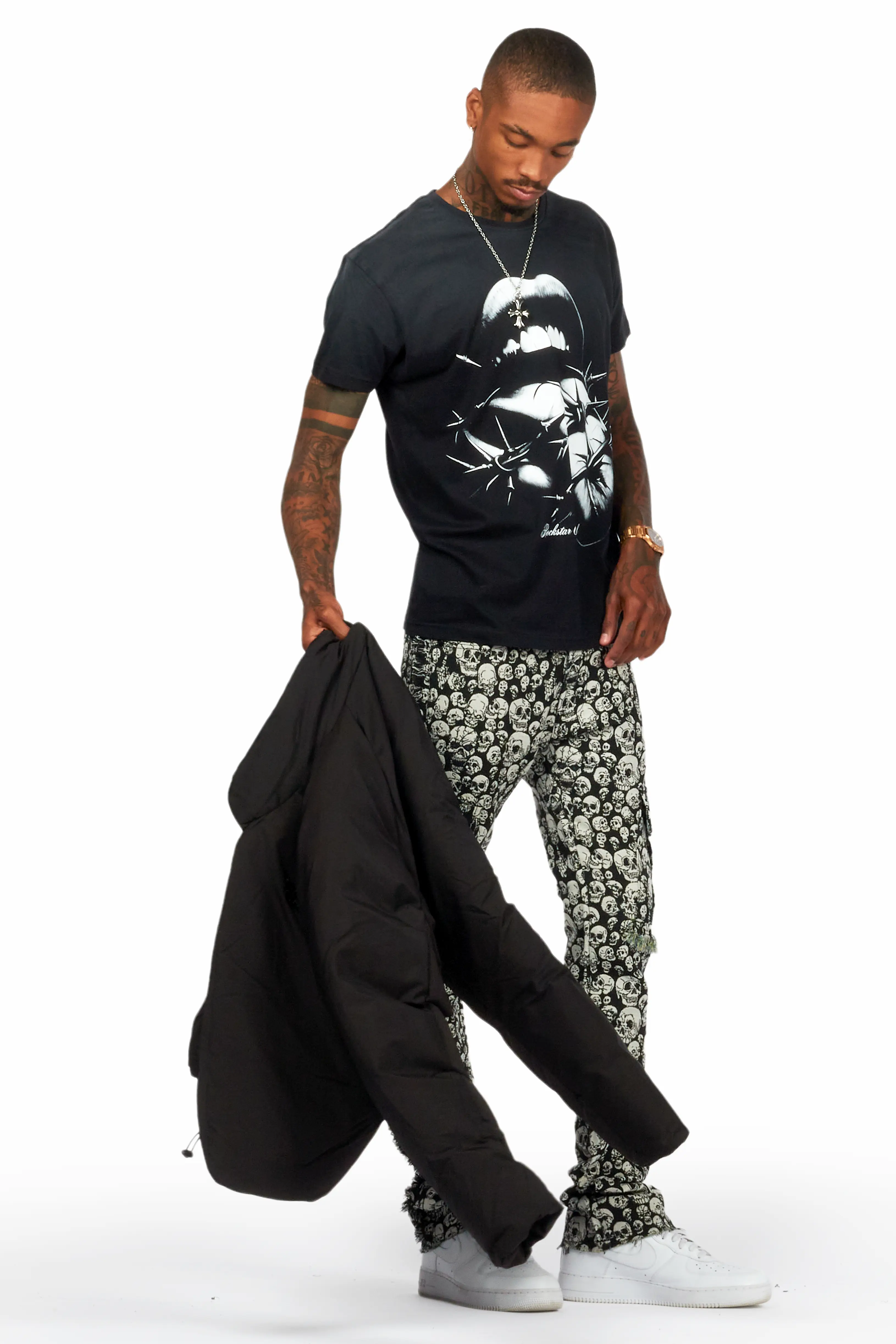 Schmear Black Graphic T-Shirt