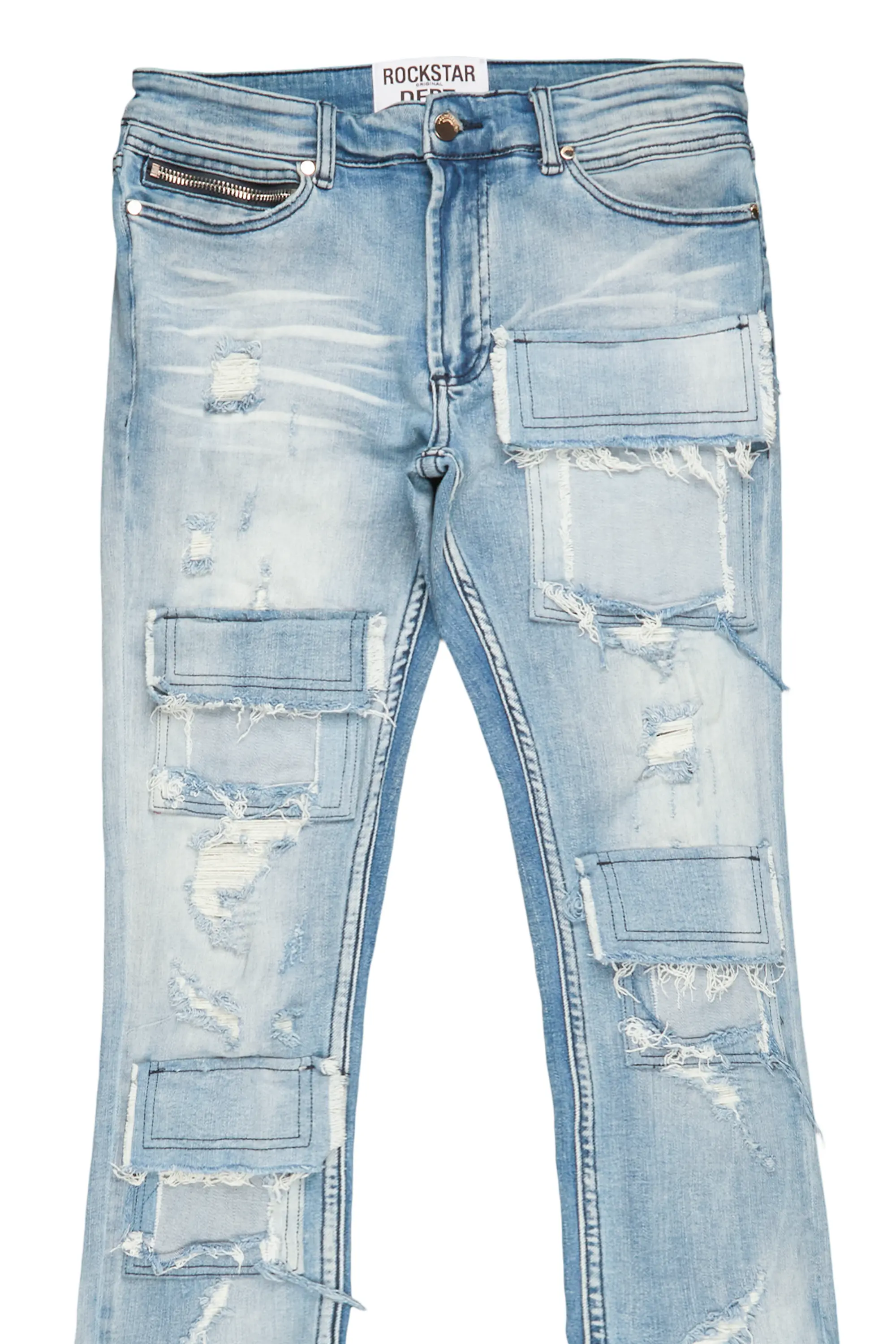 12668-pooja-blue-super-stacked-flare-jean-13.webp Pooja Blue Super Stacked Flare Jean