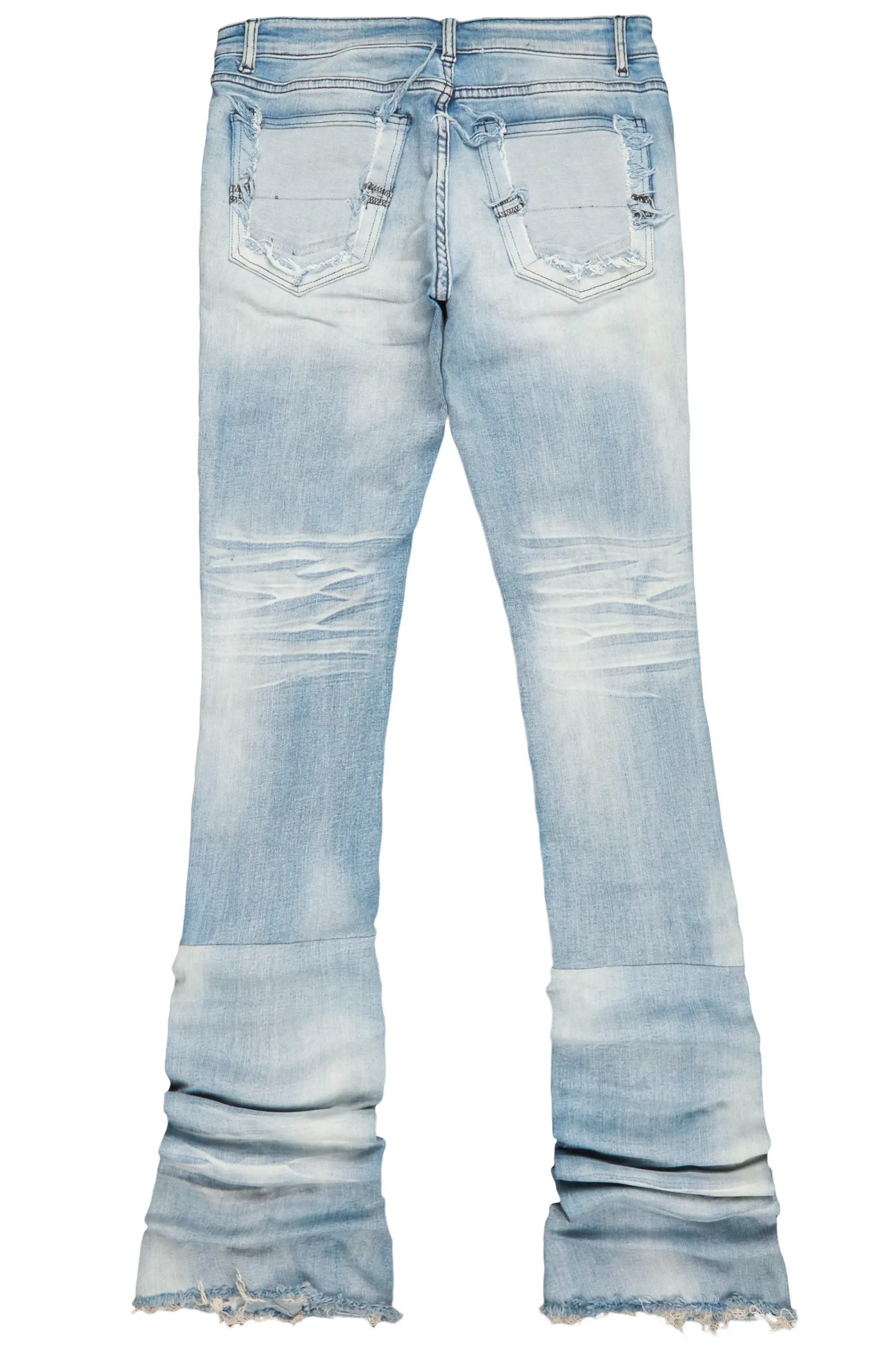 12668-pooja-blue-super-stacked-flare-jean-14.webp Pooja Blue Super Stacked Flare Jean