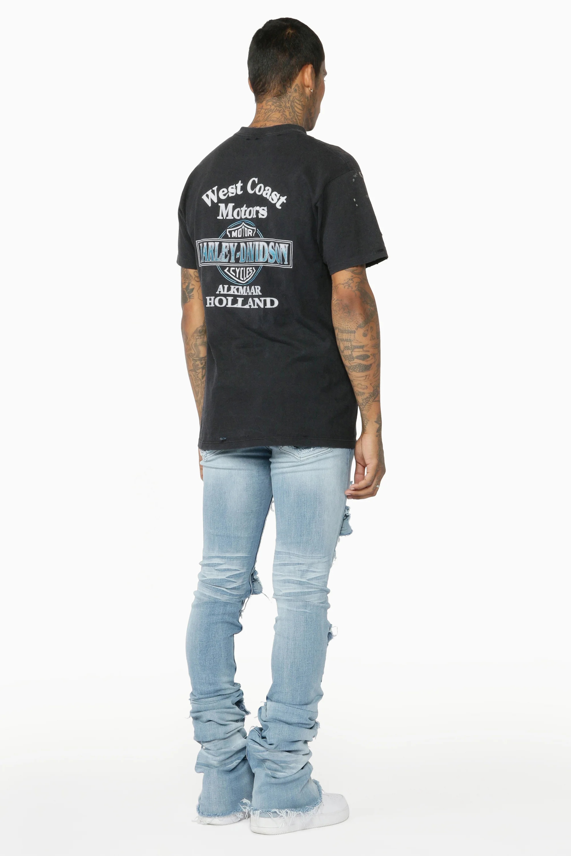12668-pooja-blue-super-stacked-flare-jean-9.webp Pooja Blue Super Stacked Flare Jean